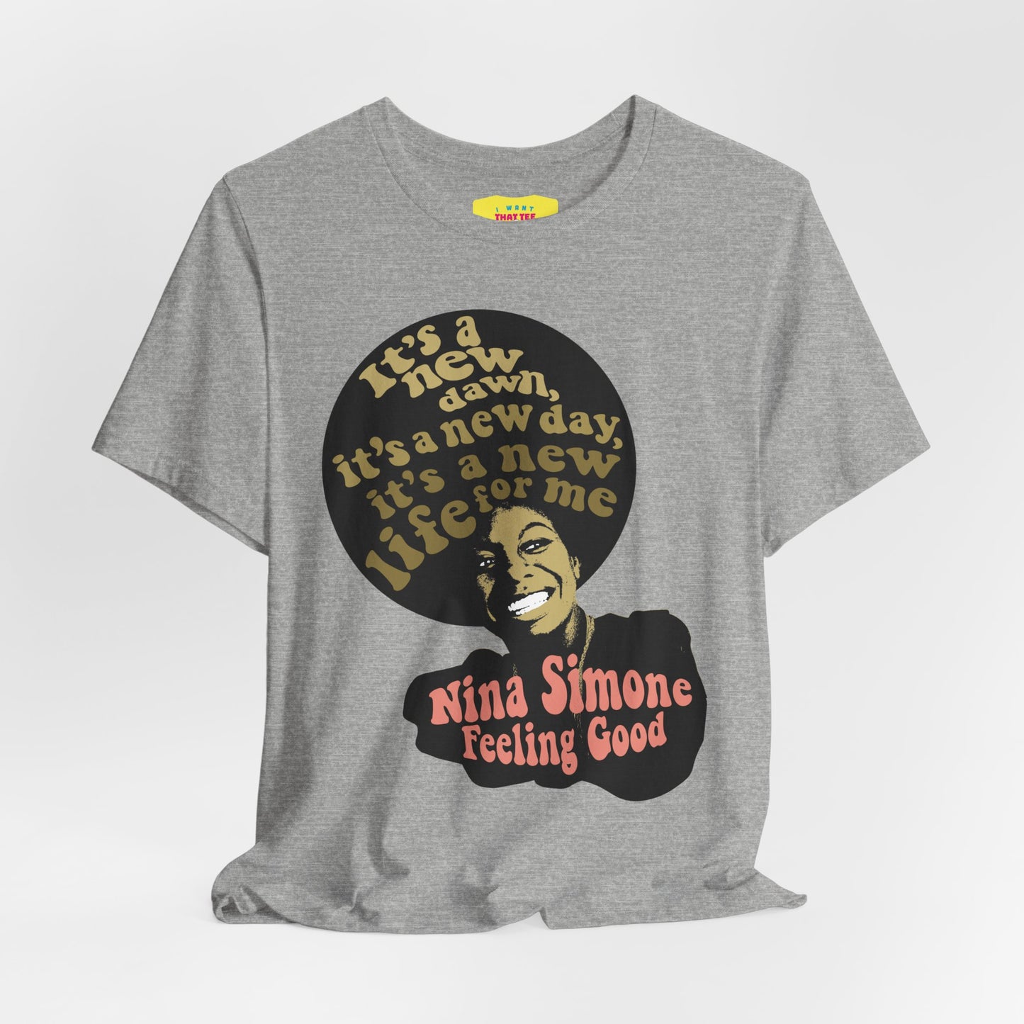 NINA SIMONE - FEELING GOOD (Unisex Jersey Short Sleeve Tee)