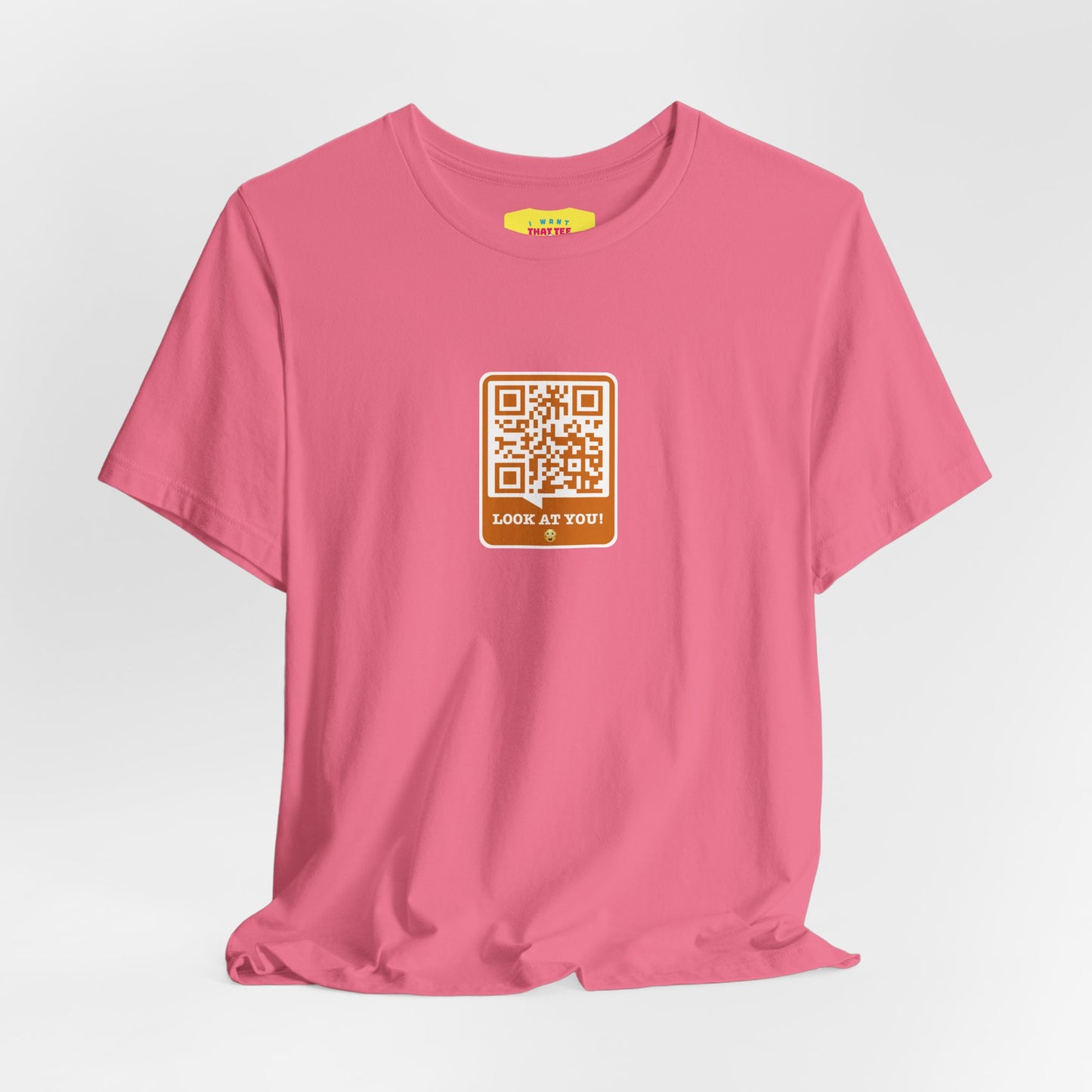 LOOK AT YOU! - PORN QR JOKE (Unisex Softstyle T-Shirt)