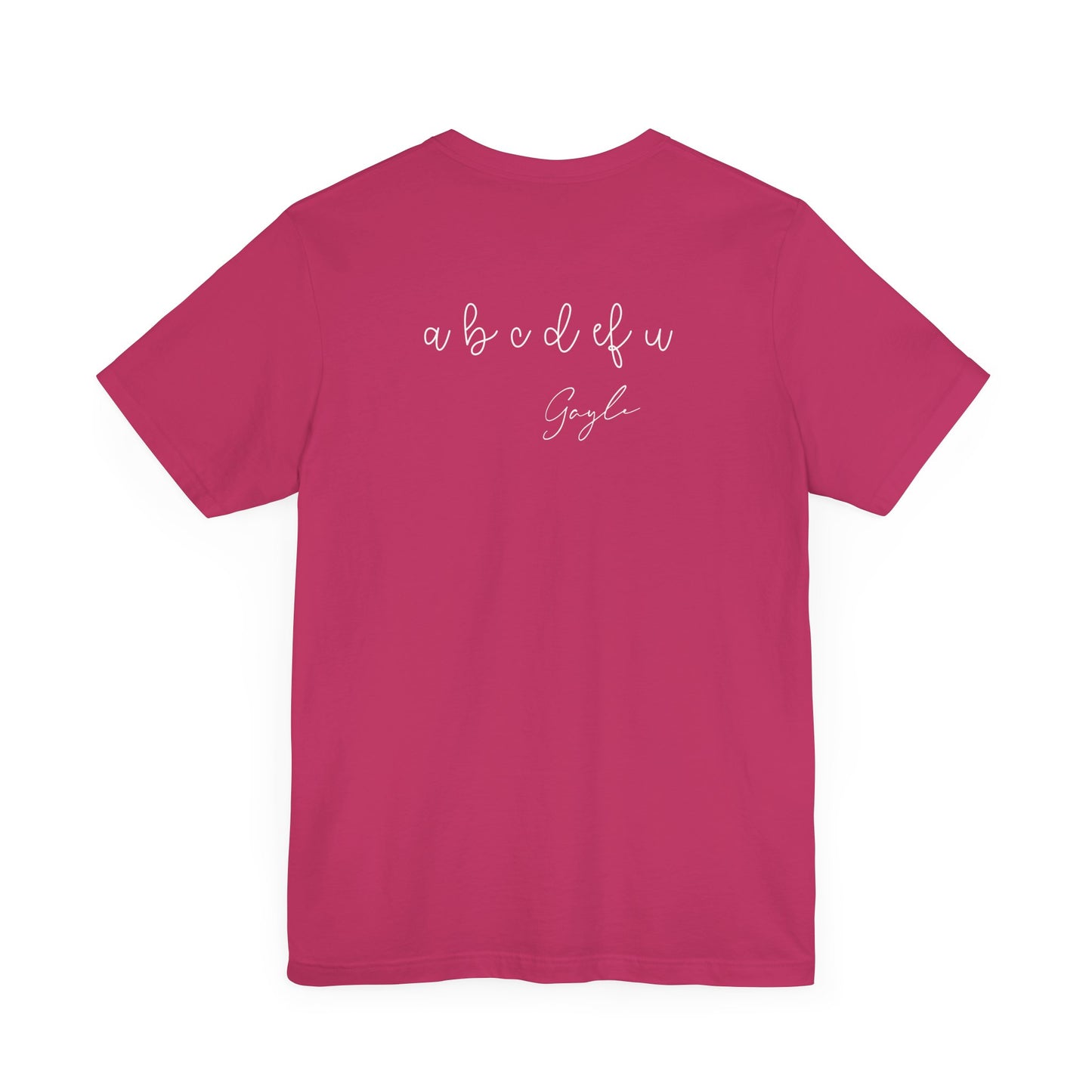 ABCDEFU - GAYLE LYRIC (Unisex Jersey Short Sleeve Tee)