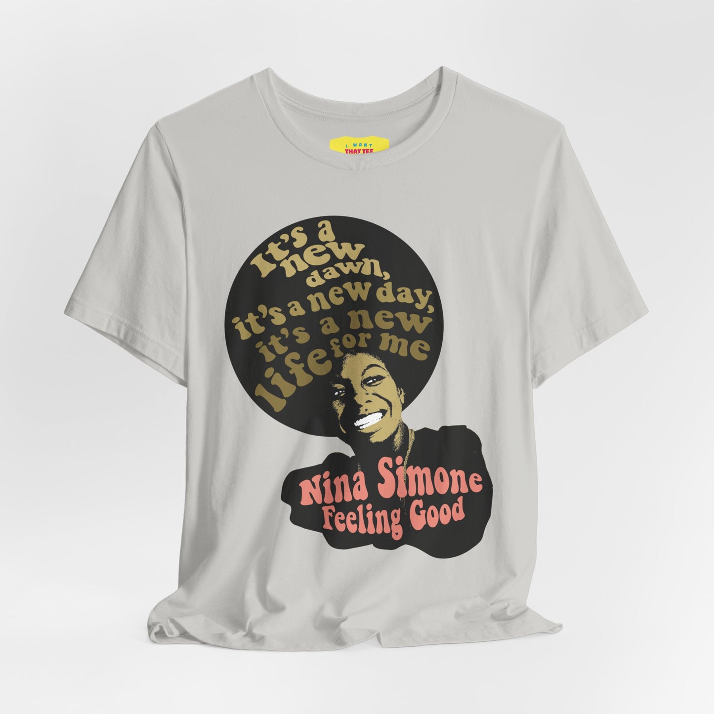 NINA SIMONE - FEELING GOOD (Unisex Jersey Short Sleeve Tee)