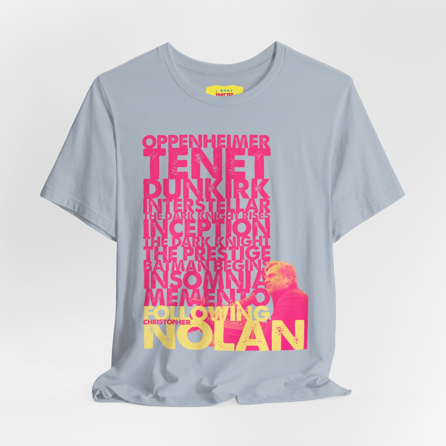 FOLLOWING CHRISTOPHER NOLAN (Unisex Jersey Short Sleeve Tee)