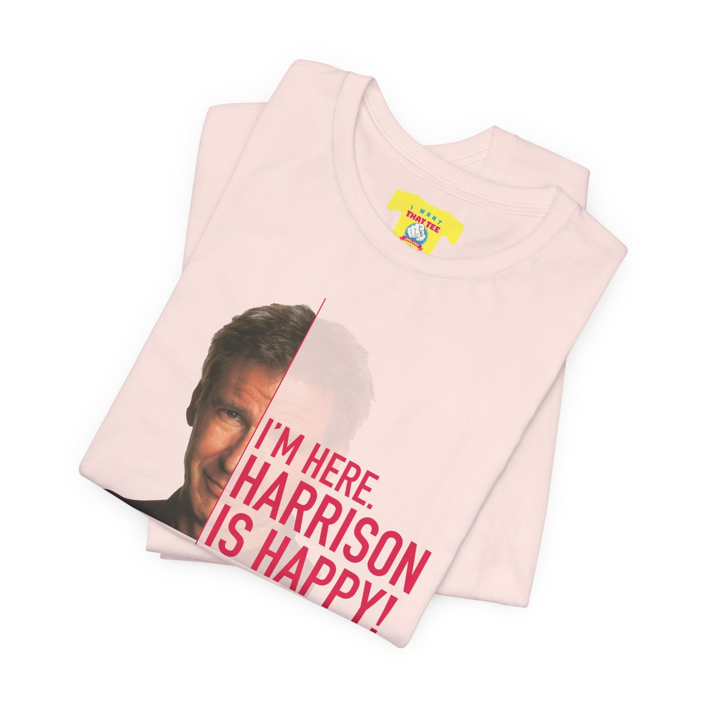 HARRISON FORD TWO FACES JOKE (Unisex Jersey Short Sleeve Tee)