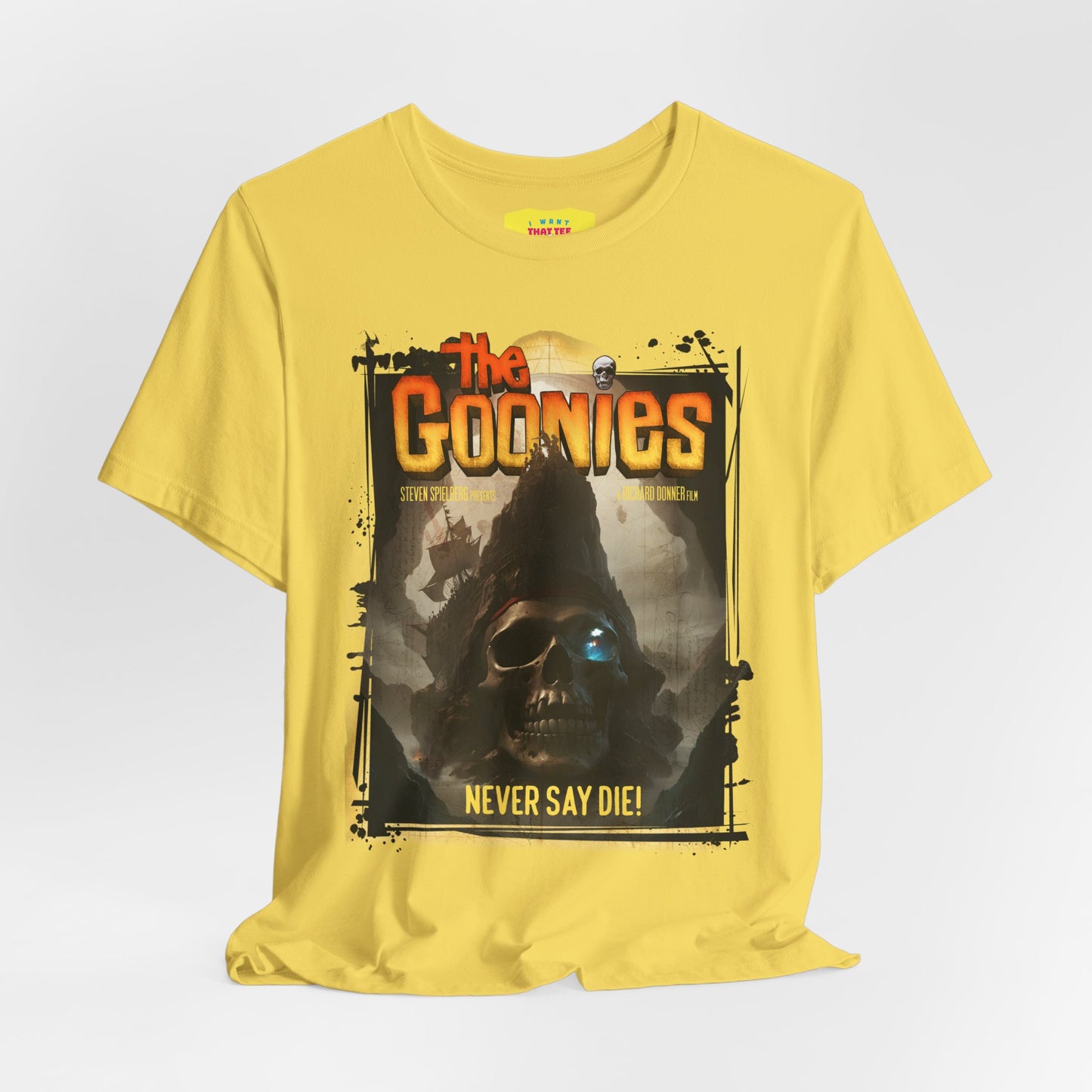 THE GOONIES NEVER SAY DIE! (Unisex Jersey Short Sleeve Tee)