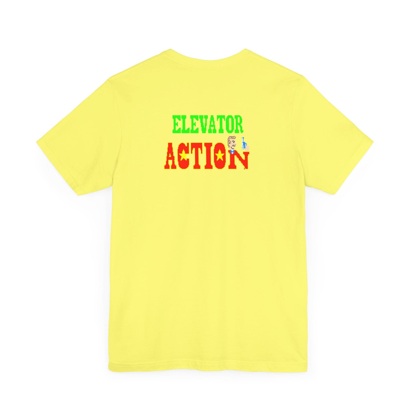 ELEVATOR ACTION ARCADE SCREEN (Unisex Jersey Short Sleeve Tee)