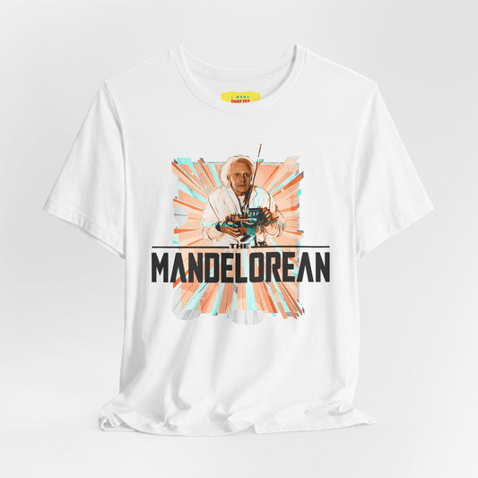 THE MANDELOREAN - BACK TO THE FUTURE JOKE (Unisex Jersey Short Sleeve Tee)