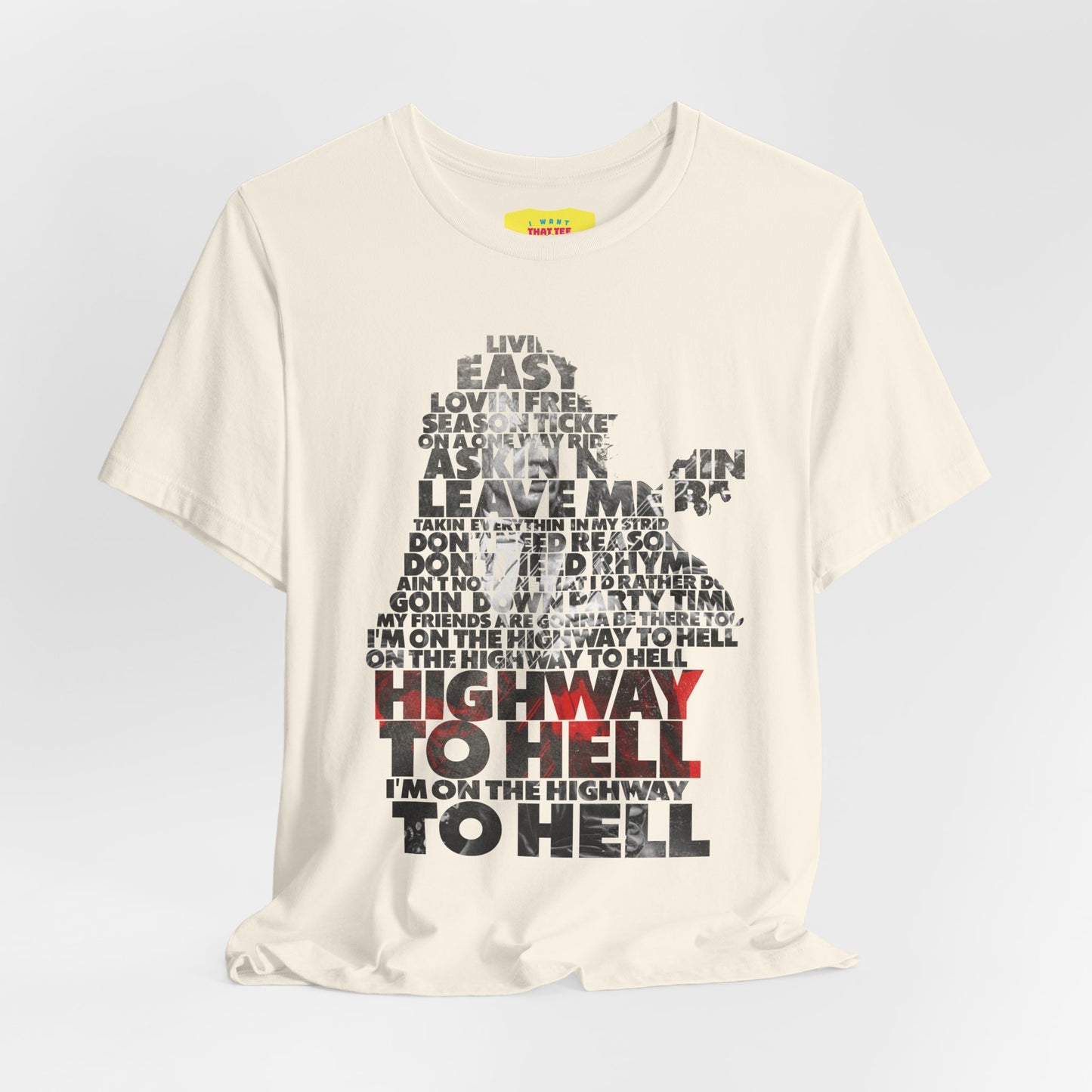 HIGHWAY TO HELL - AC/DC (Unisex Jersey Short Sleeve Tee)