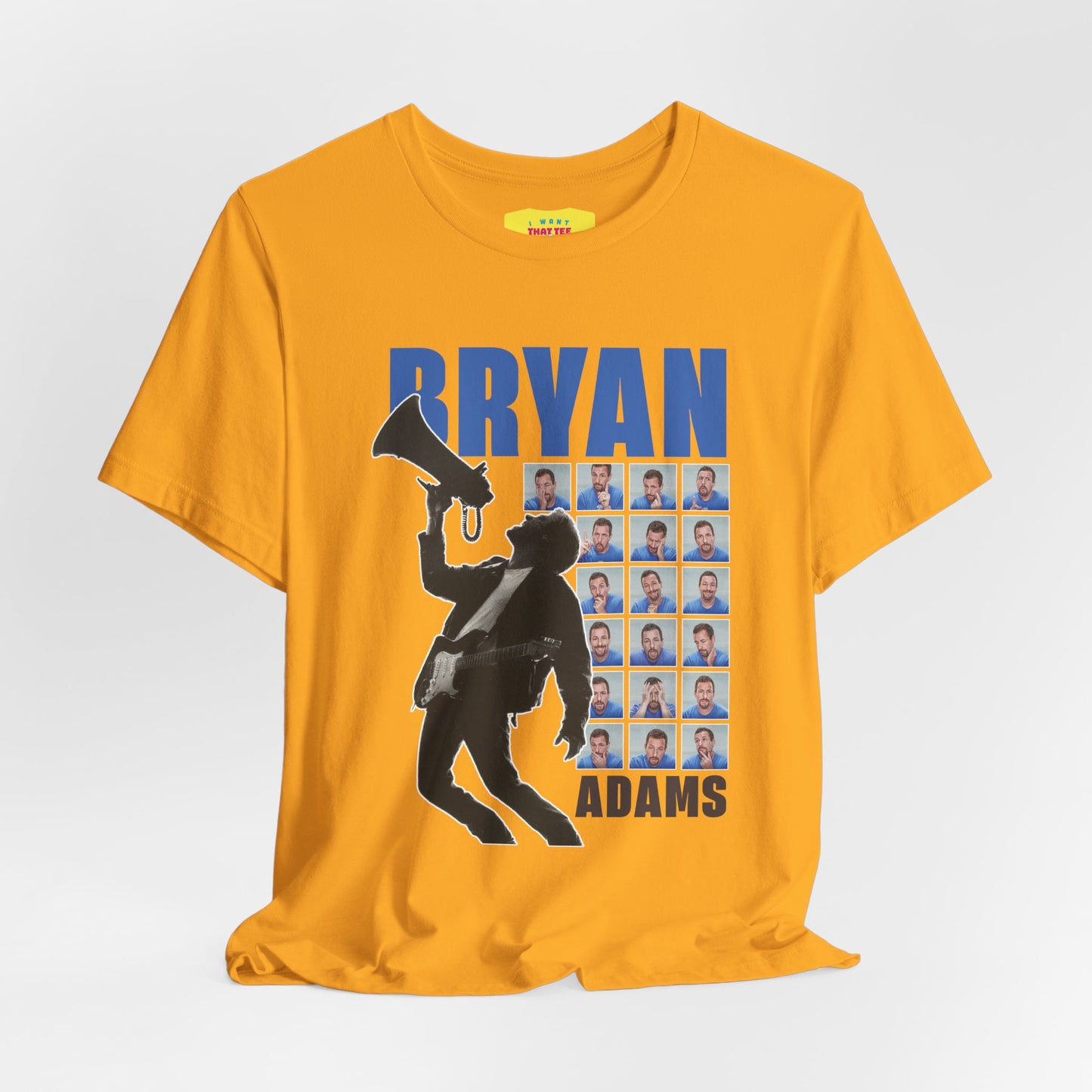 BRYAN ADAMS - ADAM SANDLER JOKE (Unisex Jersey Short Sleeve Tee)