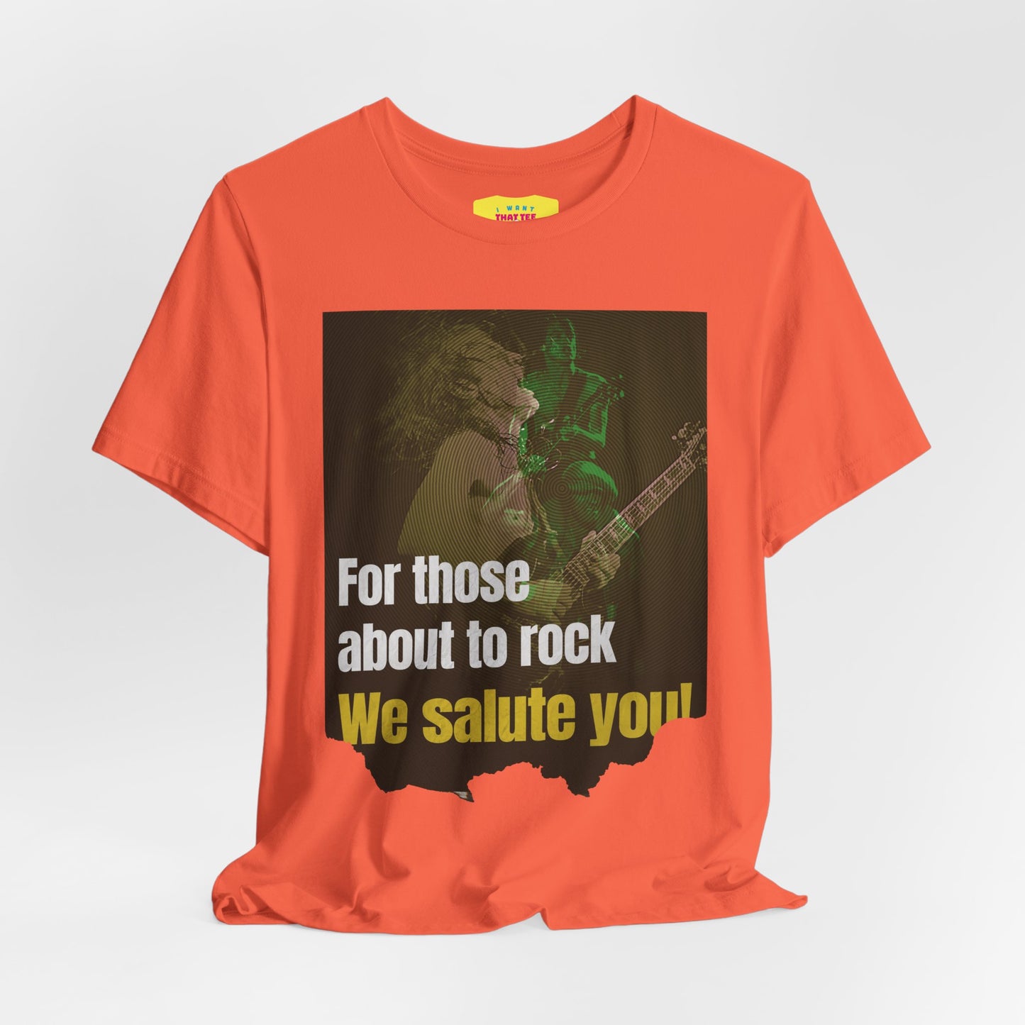 FOR THOSE ABOUT TO ROCK - AC/DC (Unisex Jersey Short Sleeve Tee)