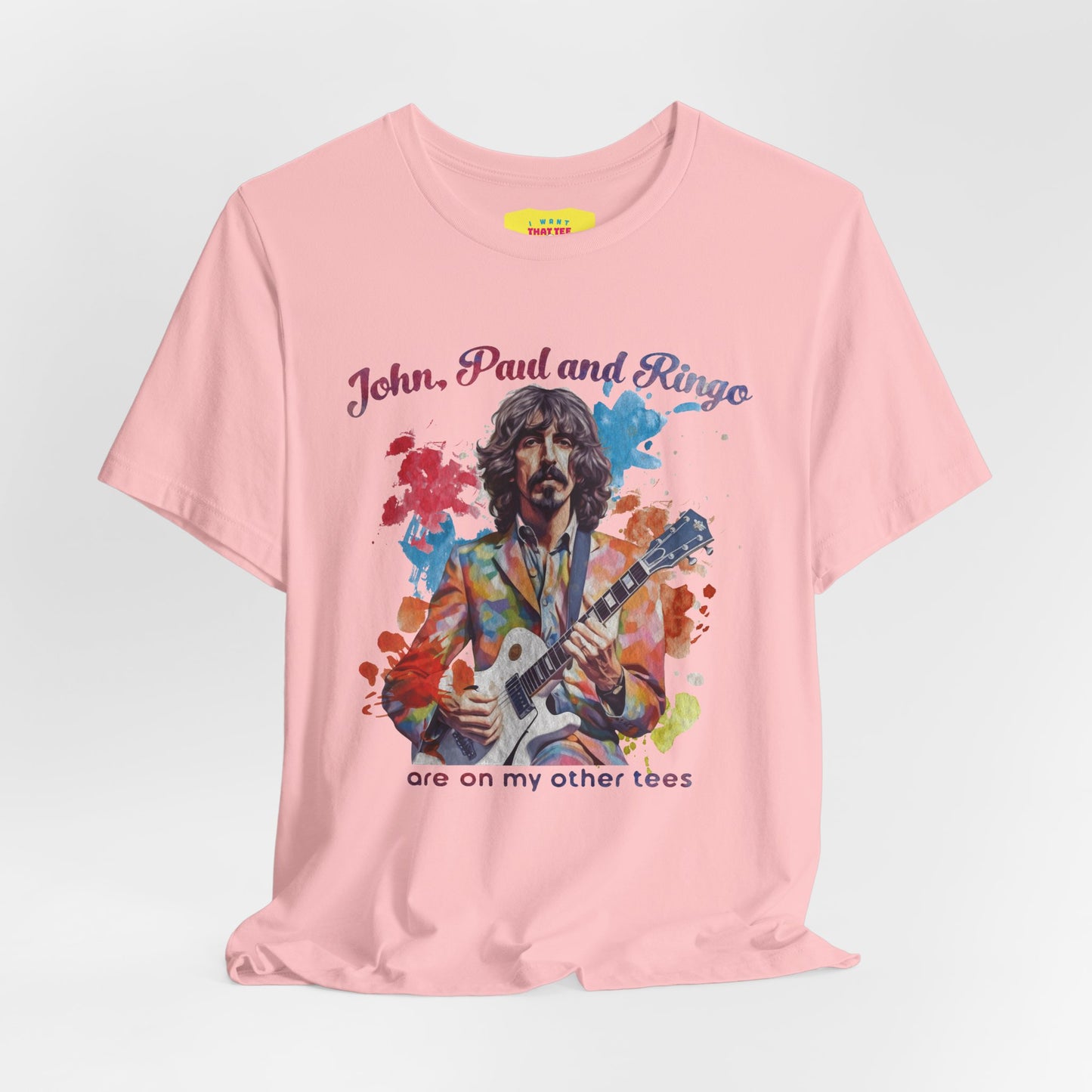 JOHN, PAUL AND RINGO ARE ON MY OTHER TEES - (Unisex Softstyle T-Shirt)