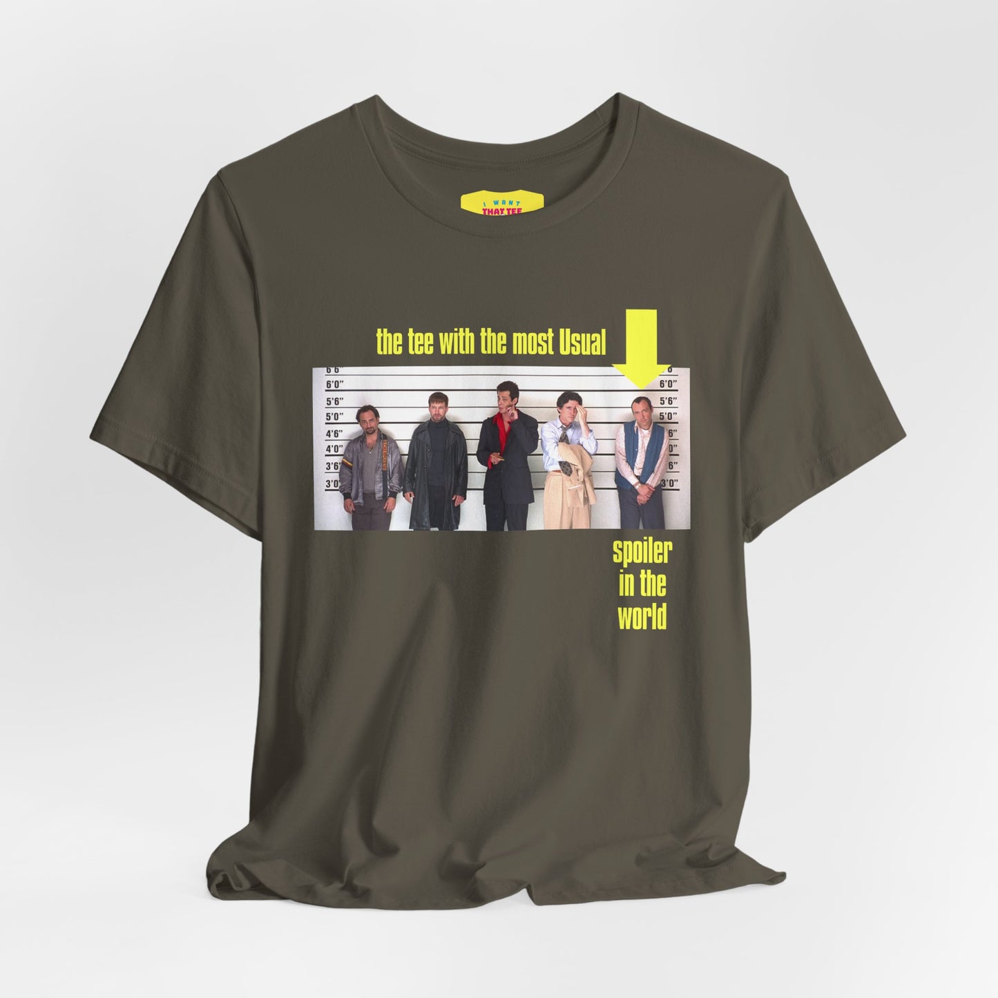 THE USUAL SUSPECTS SPOILER (Unisex Jersey Short Sleeve Tee)