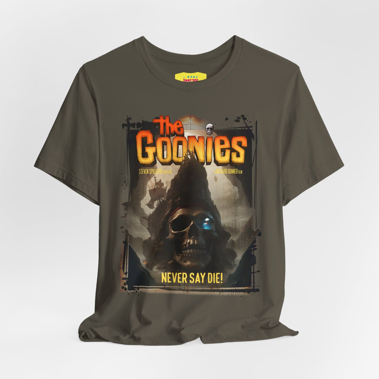 THE GOONIES NEVER SAY DIE! (Unisex Jersey Short Sleeve Tee)