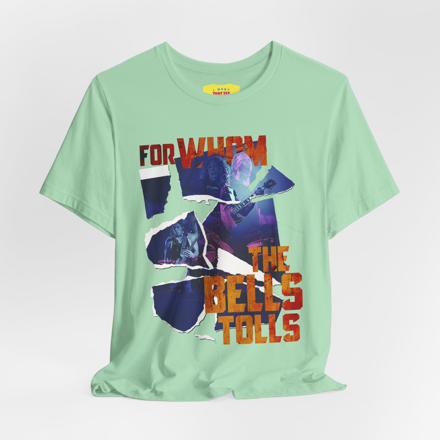 FOR WHOM THE BELLS TOLLS - METALLICA (Unisex Jersey Short Sleeve Tee)