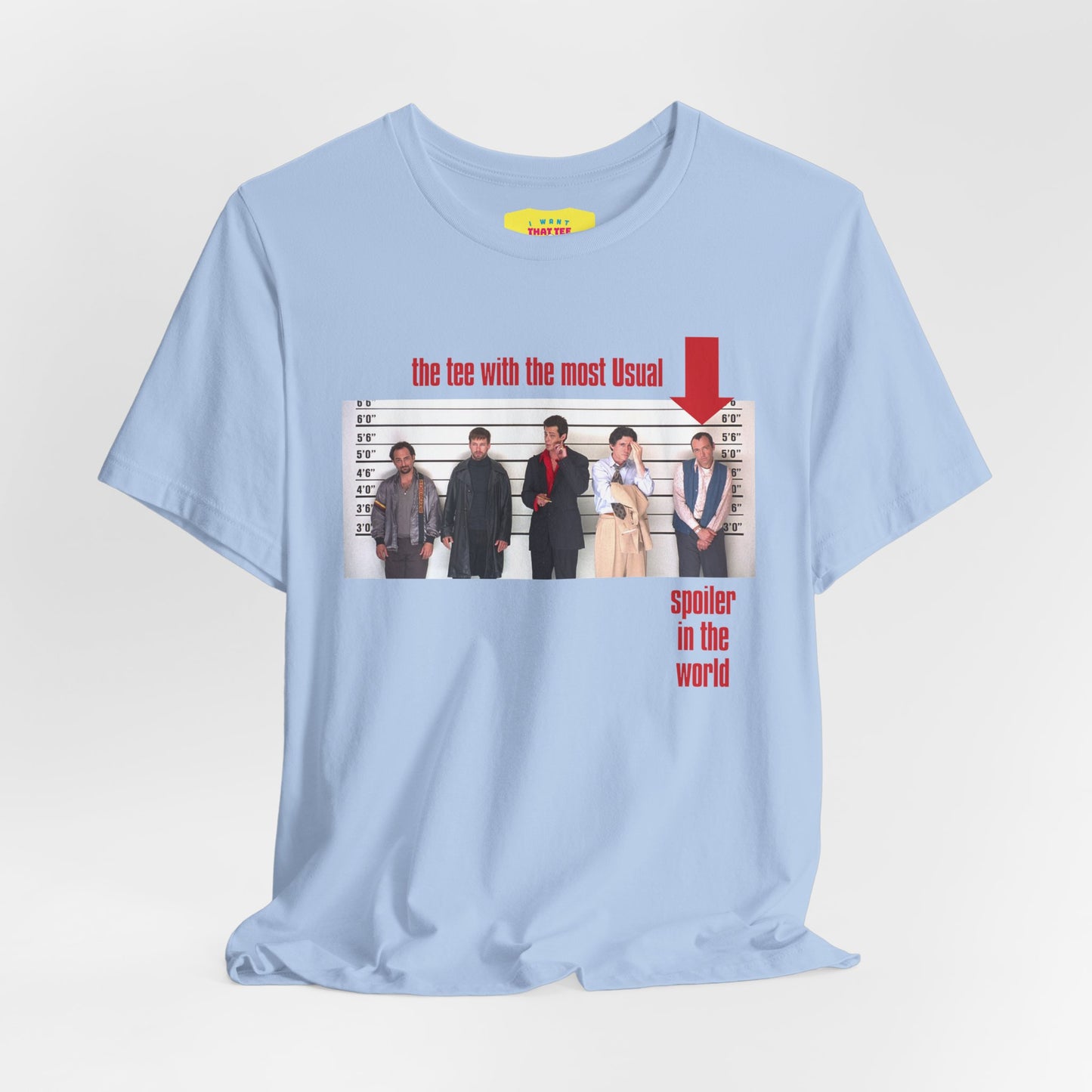 THE USUAL SUSPECTS SPOILER (Unisex Jersey Short Sleeve Tee)