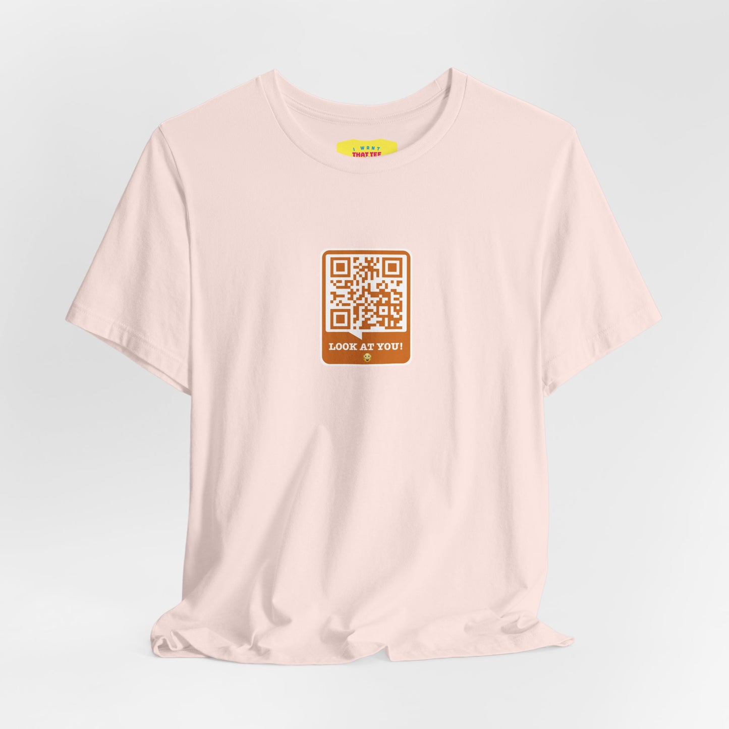 LOOK AT YOU! - PORN QR JOKE (Unisex Softstyle T-Shirt)