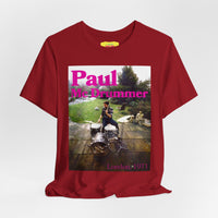 PAUL MC DRUMMER - PAUL MC CARTNEY AT DRUMS (Unisex Jersey Short Sleeve Tee)