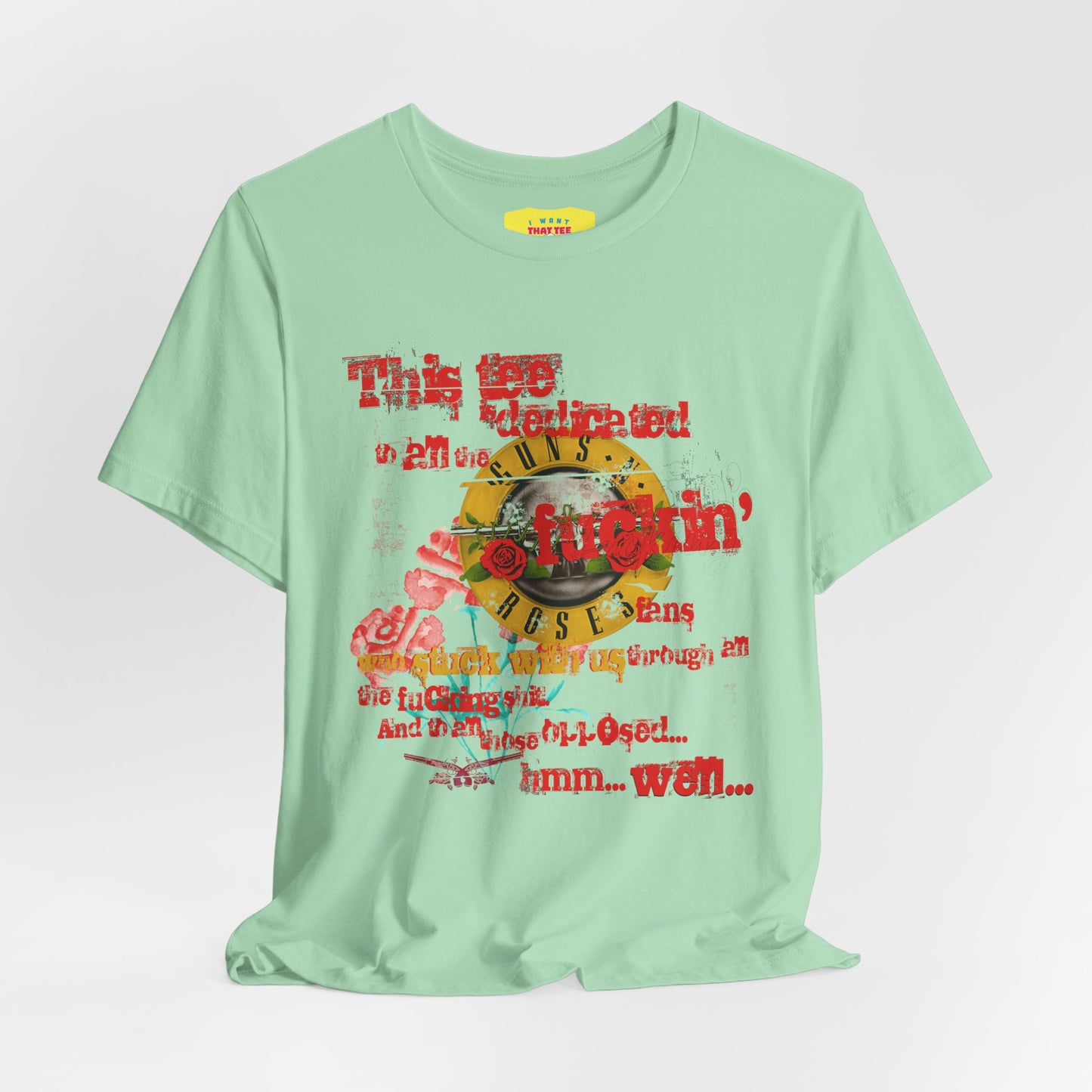 GUNS N ROSES - GET IN THE RING (Unisex Softstyle T-Shirt)