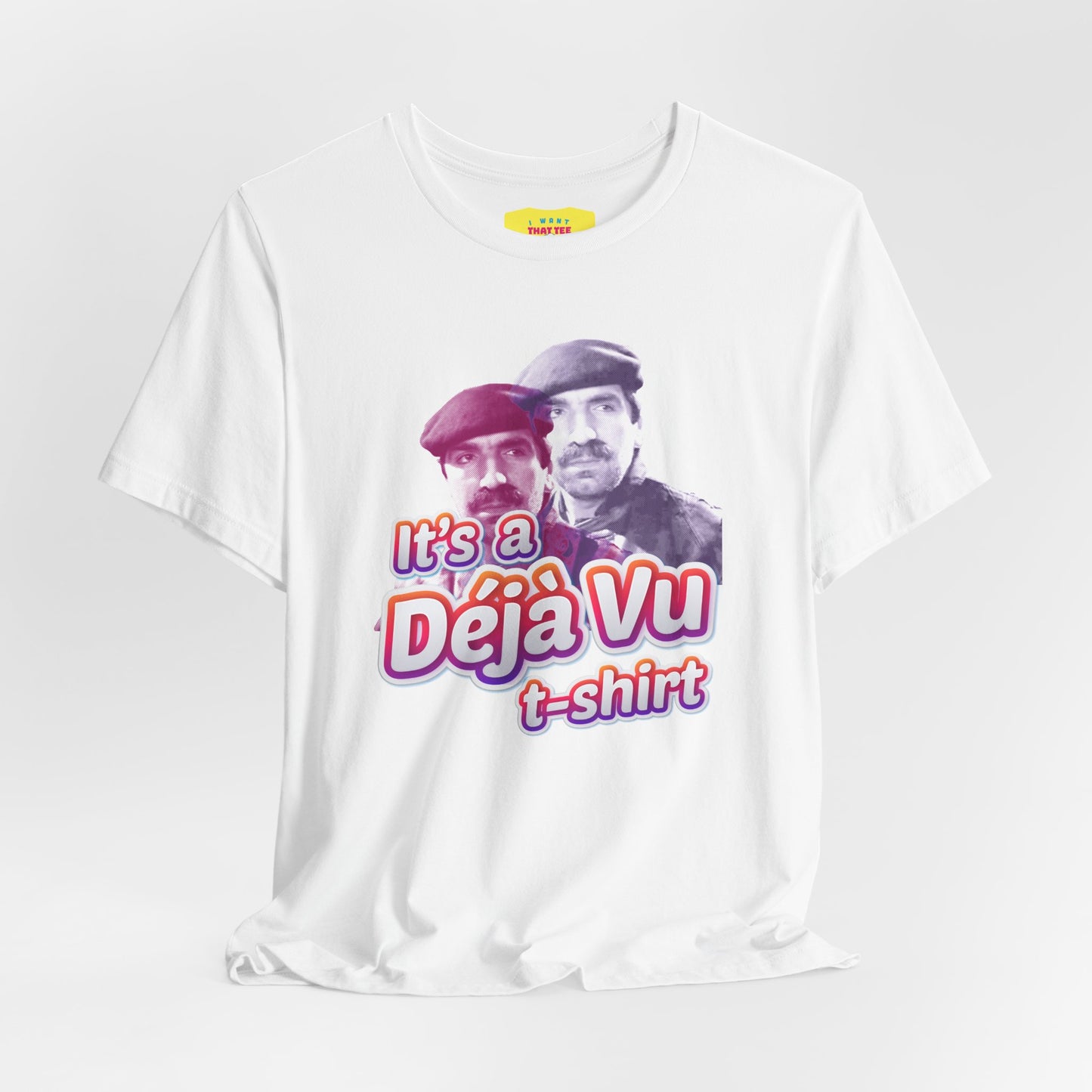 IT'S A DÉJÀ VU T-SHIRT - TOP SECRET MOVIE CHARACTER JOKE (Unisex Softstyle T-Shirt)