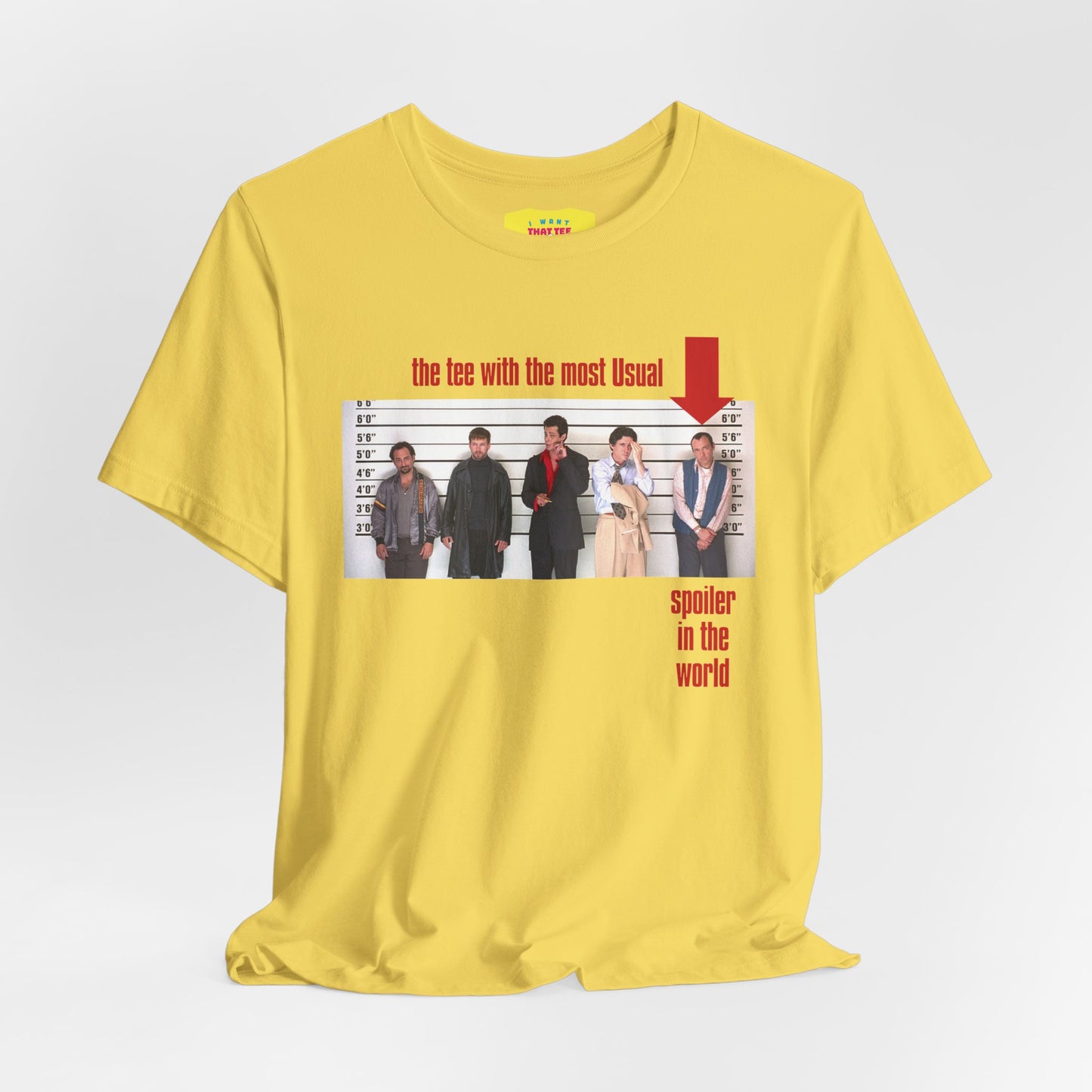 THE USUAL SUSPECTS SPOILER (Unisex Jersey Short Sleeve Tee)