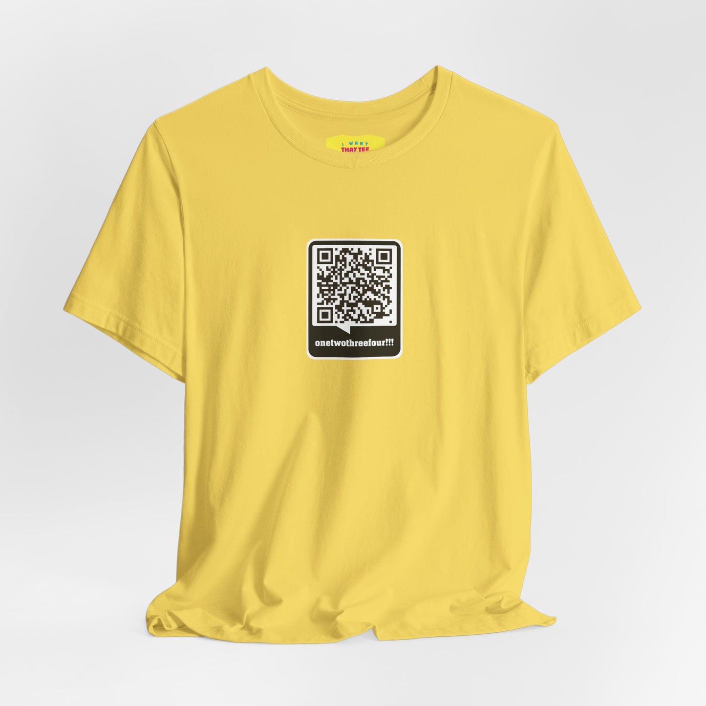 ONETWOTHREEFOUR! - RAMONES QR JOKE (Unisex Softstyle T-Shirt)