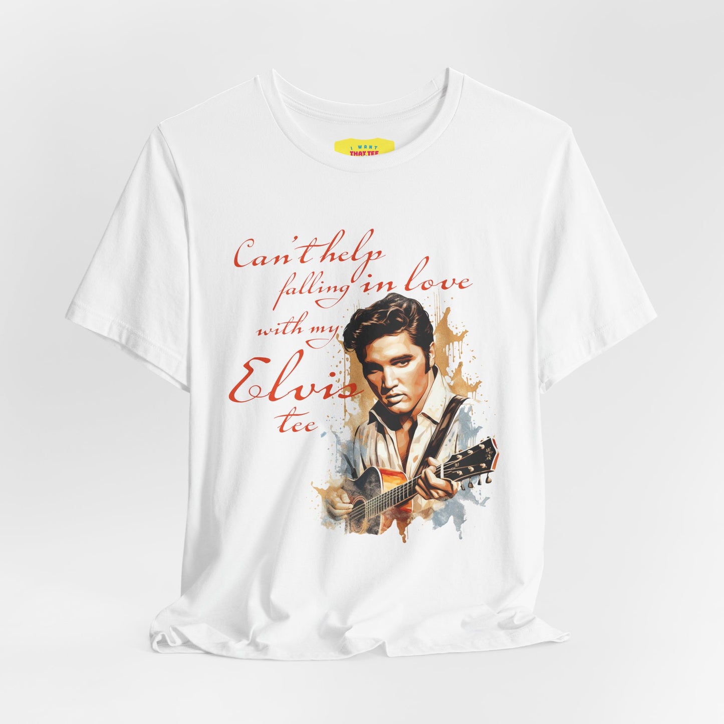 CAN'T HELP FALLING IN LOVE WITH MY ELVIS TEE (Unisex Jersey Short Sleeve Tee)