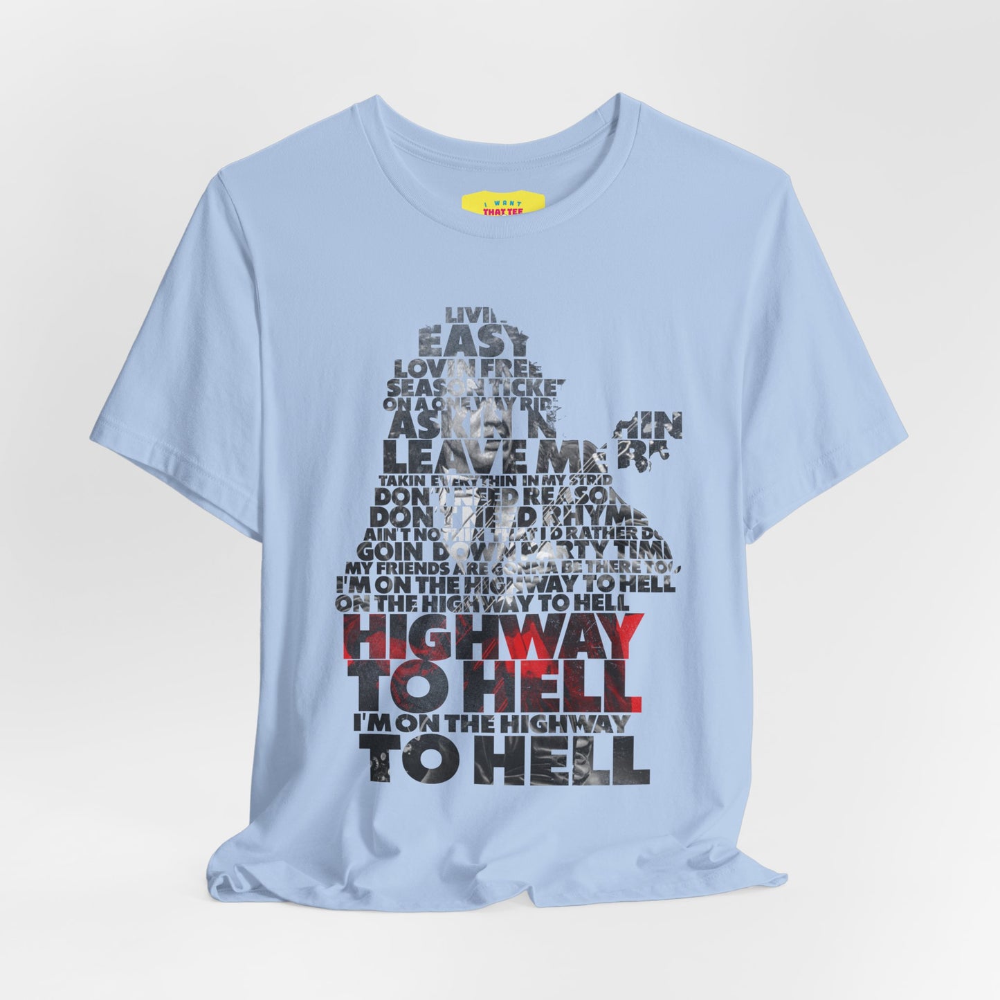 HIGHWAY TO HELL - AC/DC (Unisex Jersey Short Sleeve Tee)