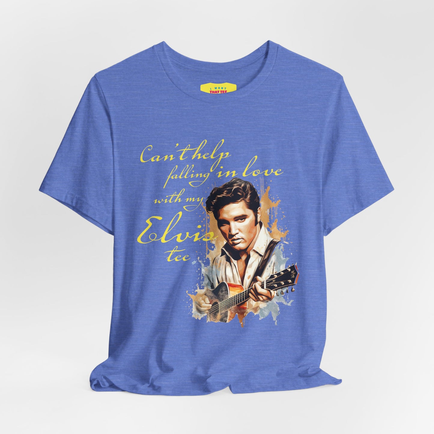 CAN'T HELP FALLING IN LOVE WITH MY ELVIS TEE (Unisex Jersey Short Sleeve Tee)