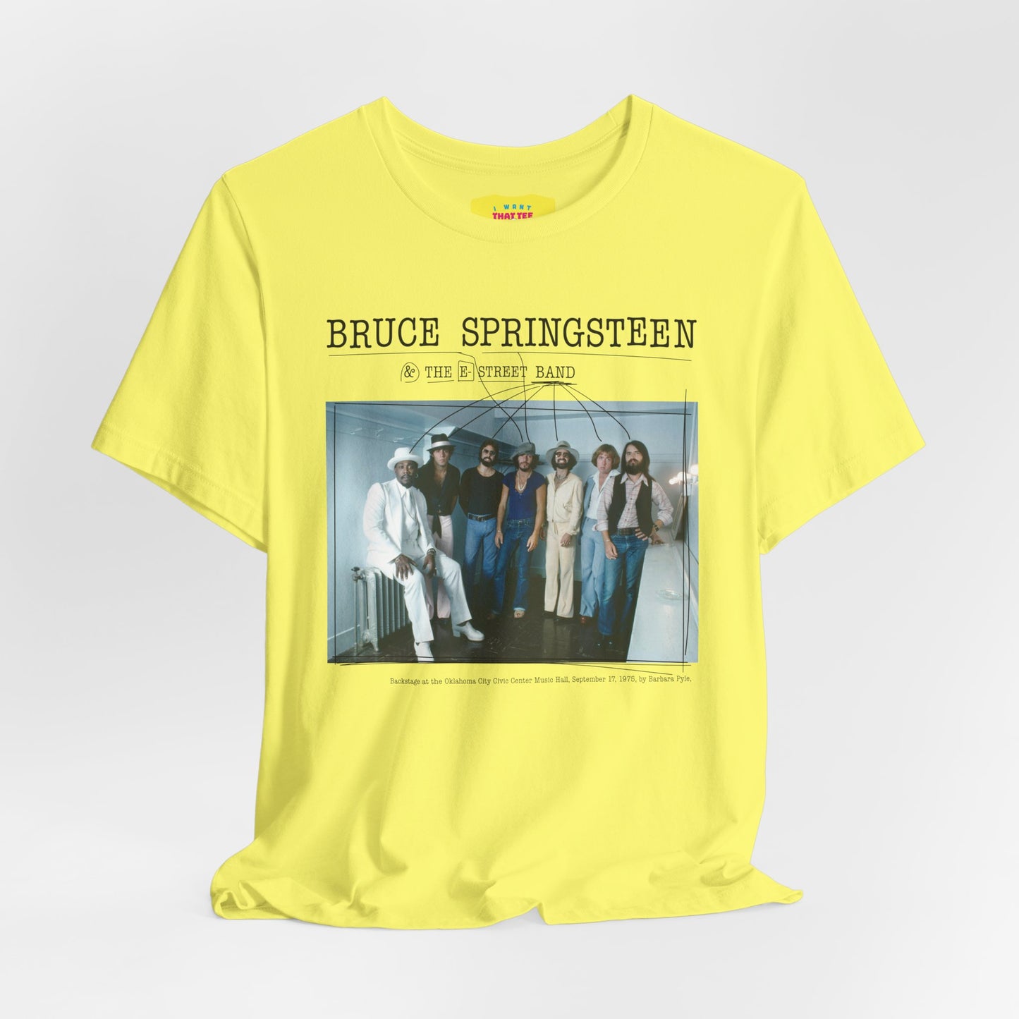 BRUCE SPRINGSTEEN & THE E-STREET BAND (Unisex Jersey Short Sleeve Tee)