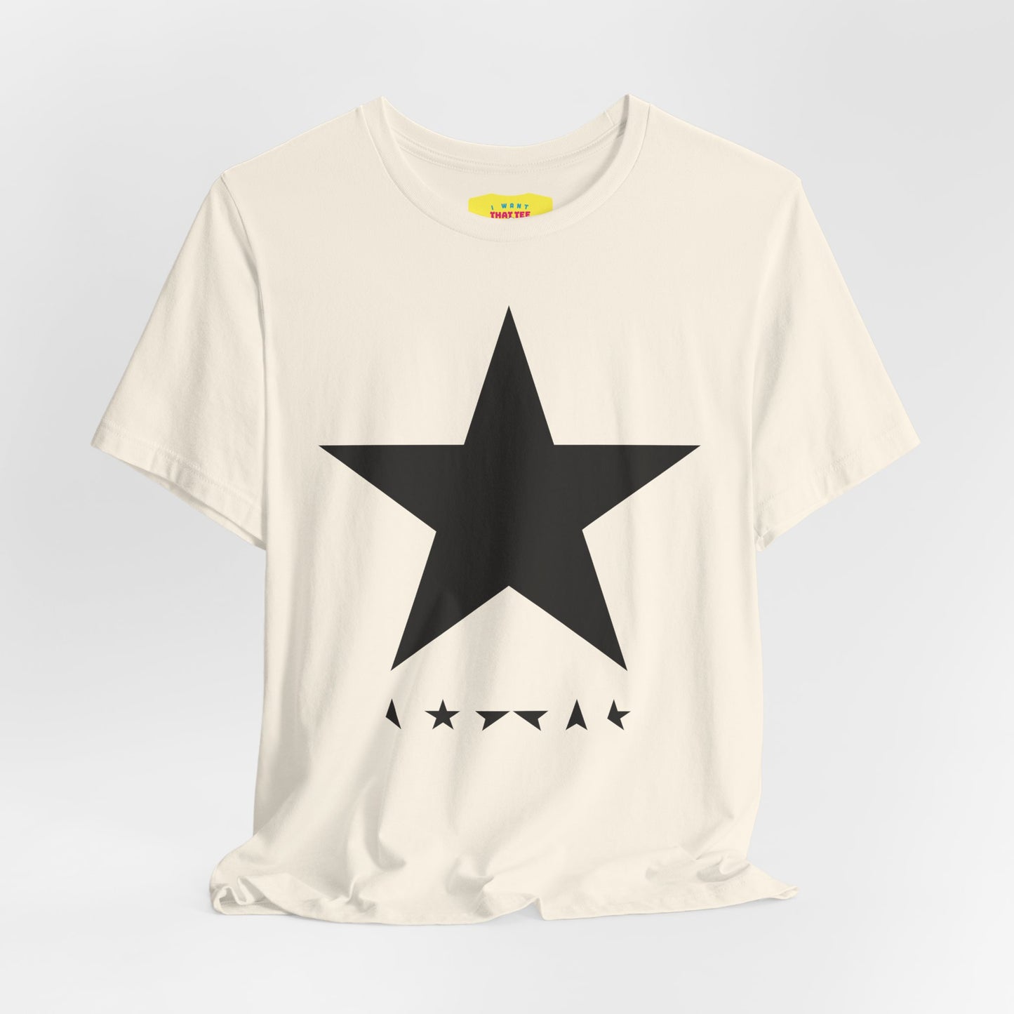 BLACKSTAR ALPHABET - DAVID BOWIE (Unisex Jersey Short Sleeve Tee)