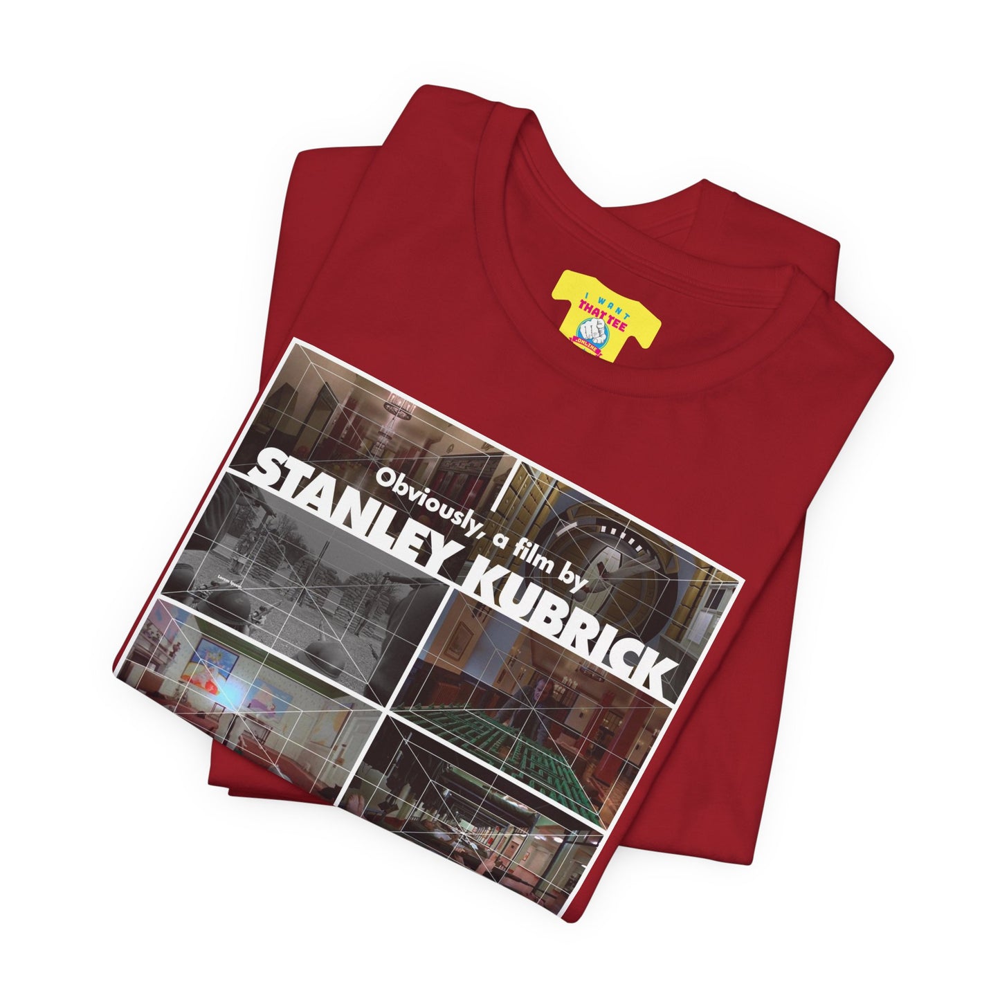 OBVIOUSLY A FILM BY STANLEY KUBRICK - STANLEY KUBRICK PERSPECTIVE (Unisex Jersey Short Sleeve Tee)