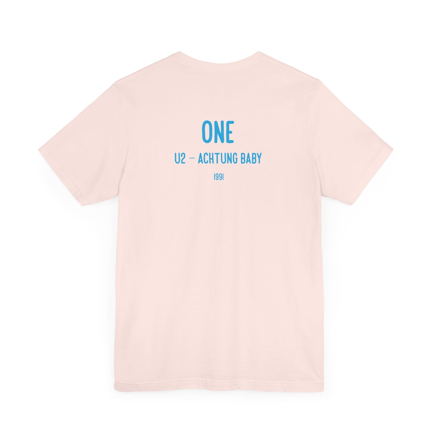 ONE - U2 LYRICS (Unisex Jersey Short Sleeve Tee)