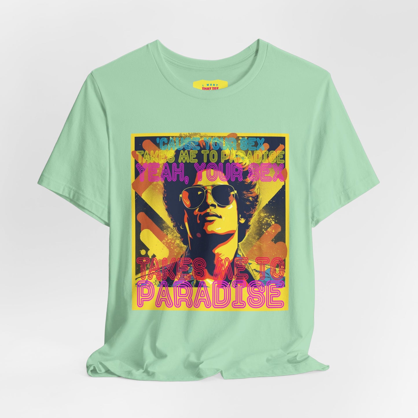 BRUNO MARS - CAUSE YOUR SEX TAKES ME TO PARADISE (Unisex Softstyle T-Shirt)