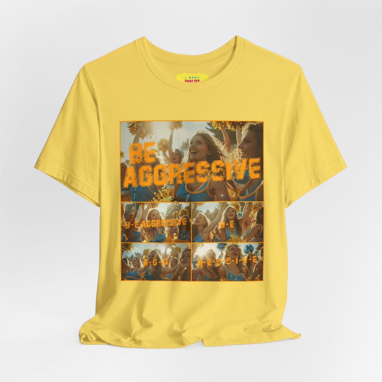 BE AGGRESSIVE - FAITH NO MORE (Unisex Jersey Short Sleeve Tee)