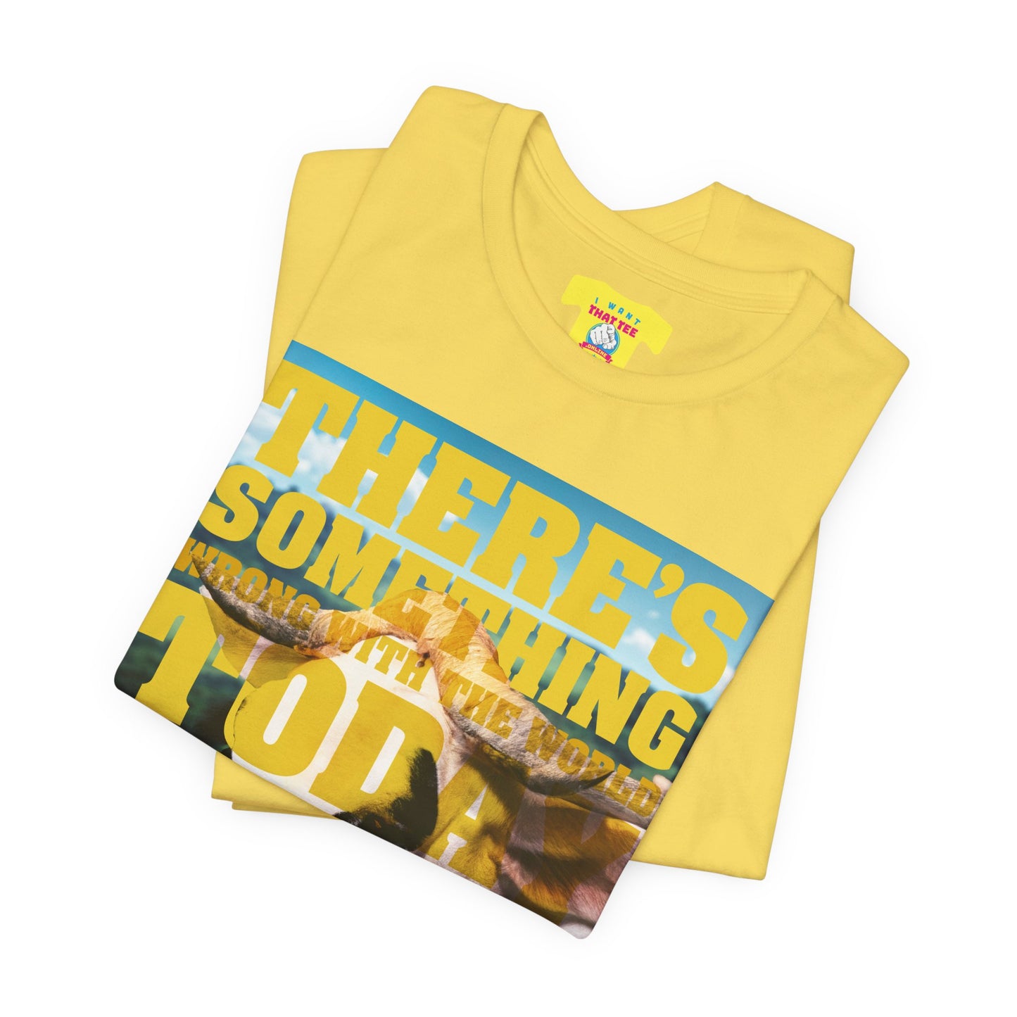 THERE'S SOMETHING WRONG WITH THE WORLD TODAY - AER0SMITH (Unisex Jersey Short Sleeve Tee)