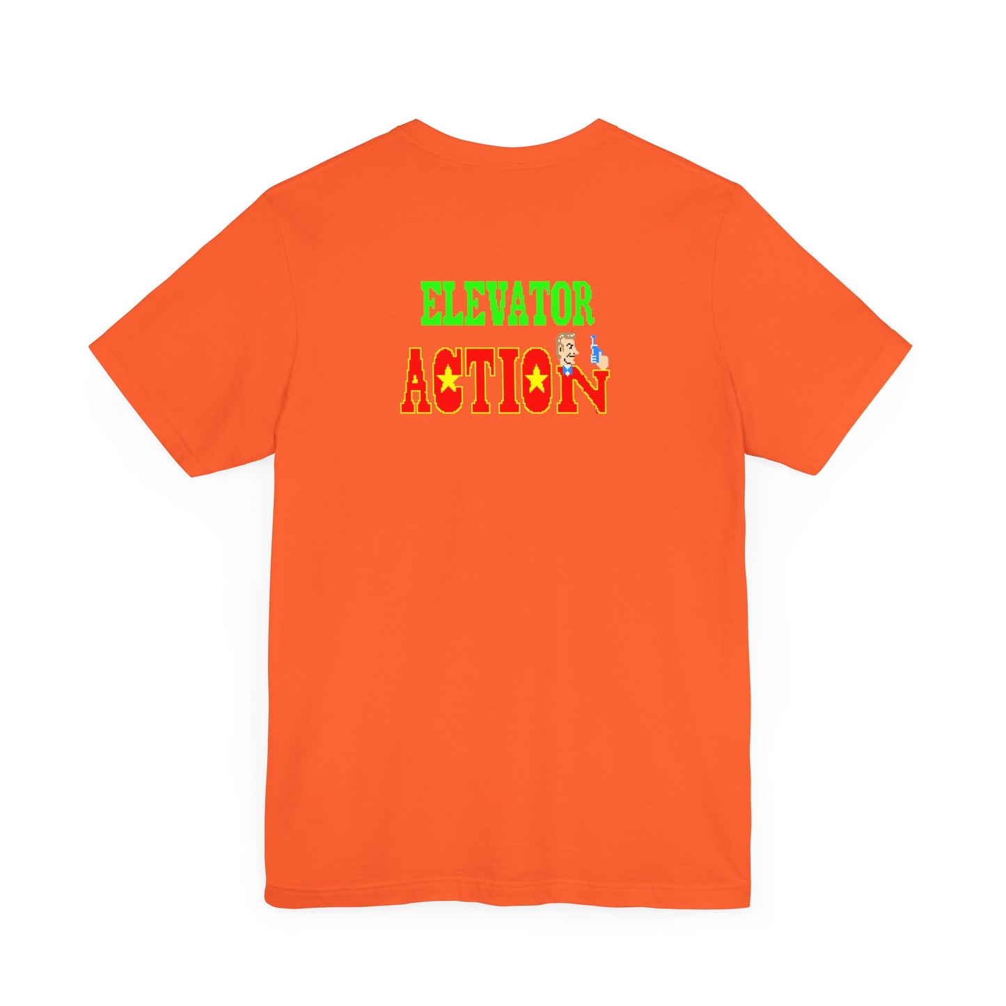 ELEVATOR ACTION ARCADE SCREEN (Unisex Jersey Short Sleeve Tee)