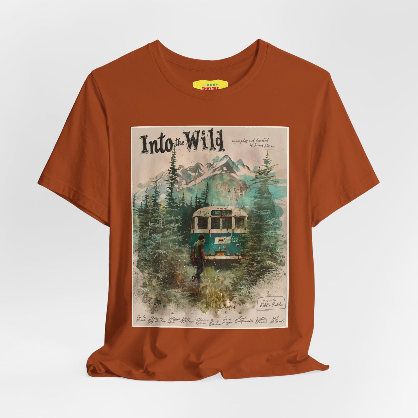 INTO THE WILD - ALTERNATIVE MOVIE POSTER (Unisex Jersey Short Sleeve Tee)