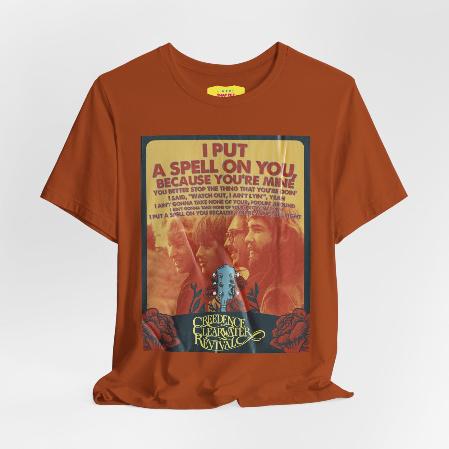 I PUT A SPELL ON YOU - CREDENCE CLEARWATER REVIVAL (Unisex Jersey Short Sleeve Tee)