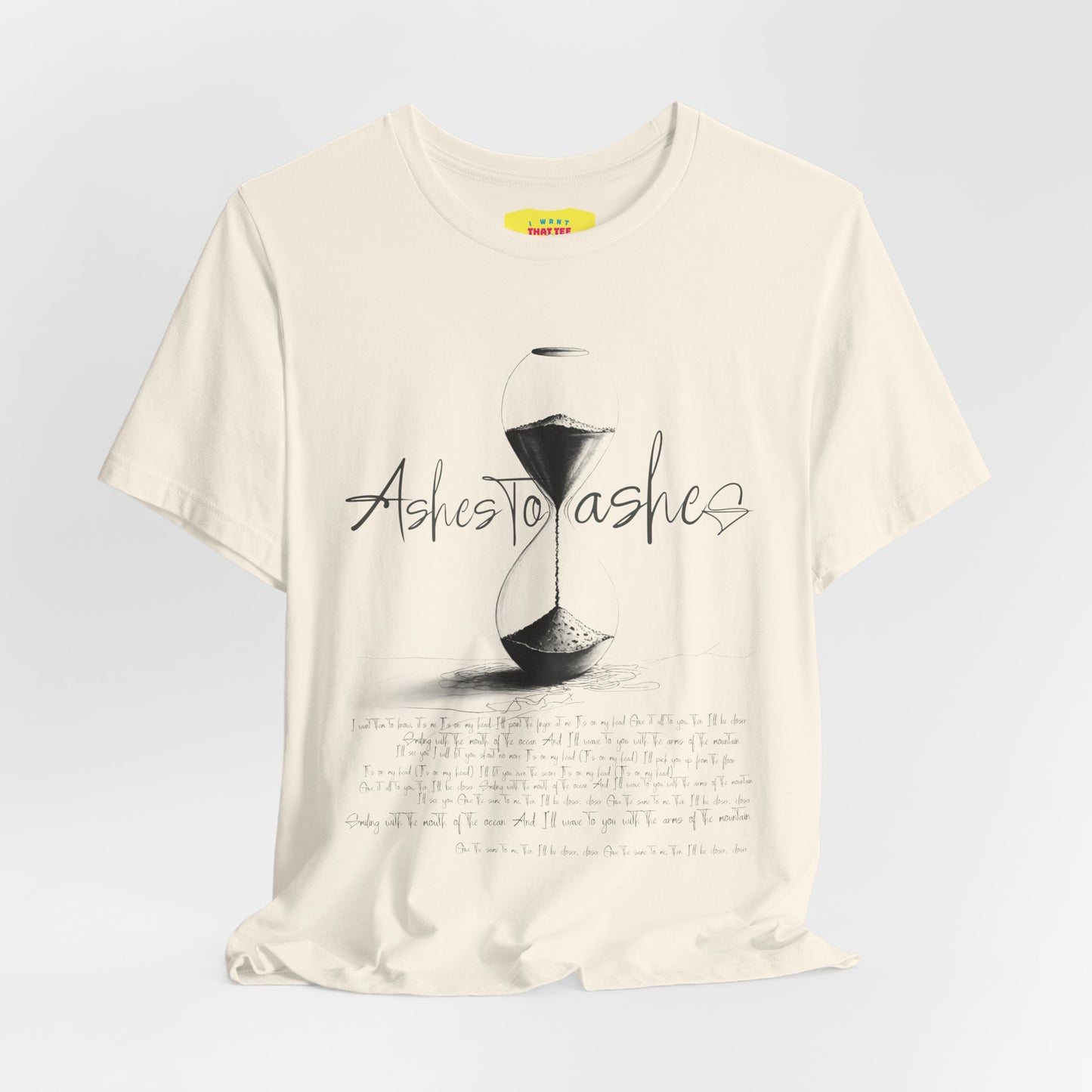 ASHES TO ASHES - FAITH NO MORE (Unisex Jersey Short Sleeve Tee)