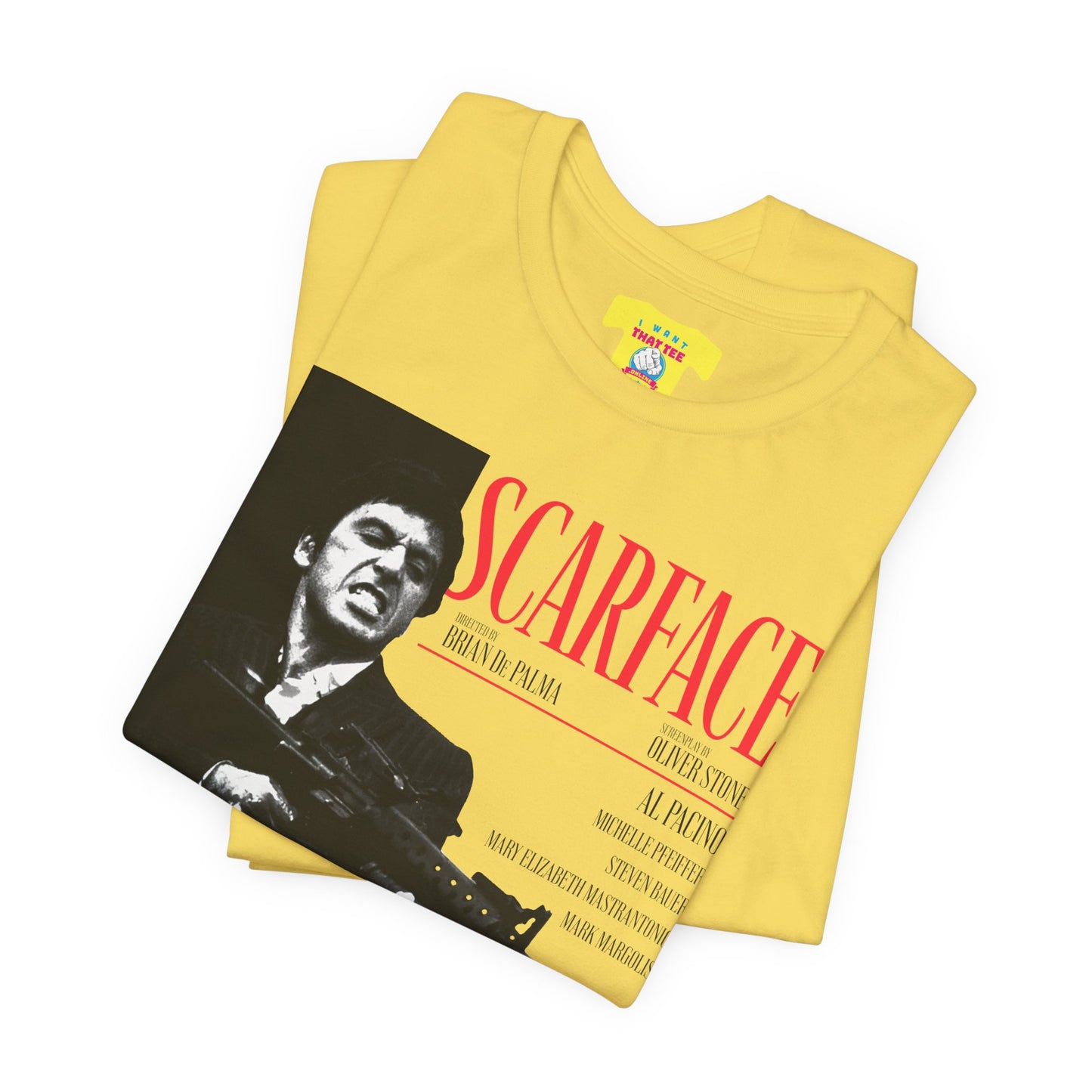 SAY HELLO TO MY LITTLE FRIEND - SCARFACE (Unisex Jersey Short Sleeve Tee)