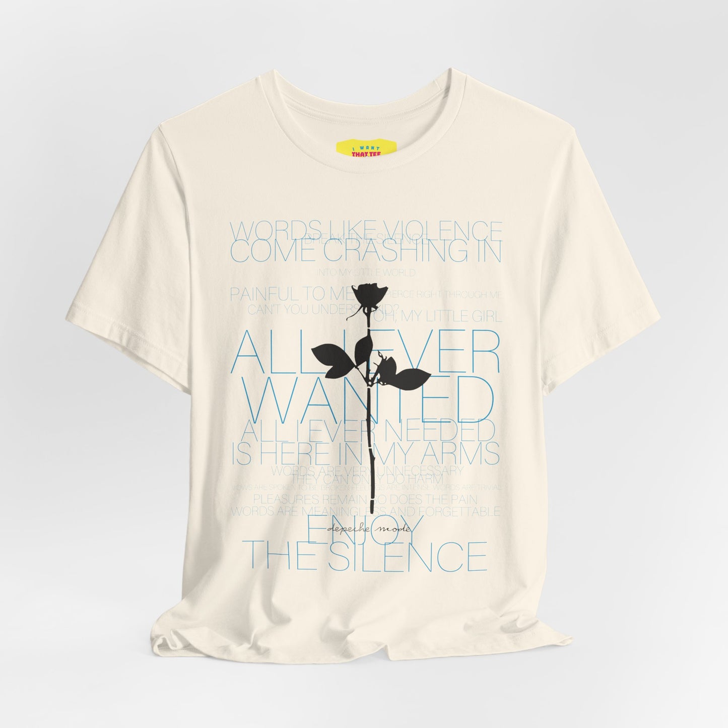 ENJOY THE SILENCE - DEPECHE MODE (Unisex Jersey Short Sleeve Tee)