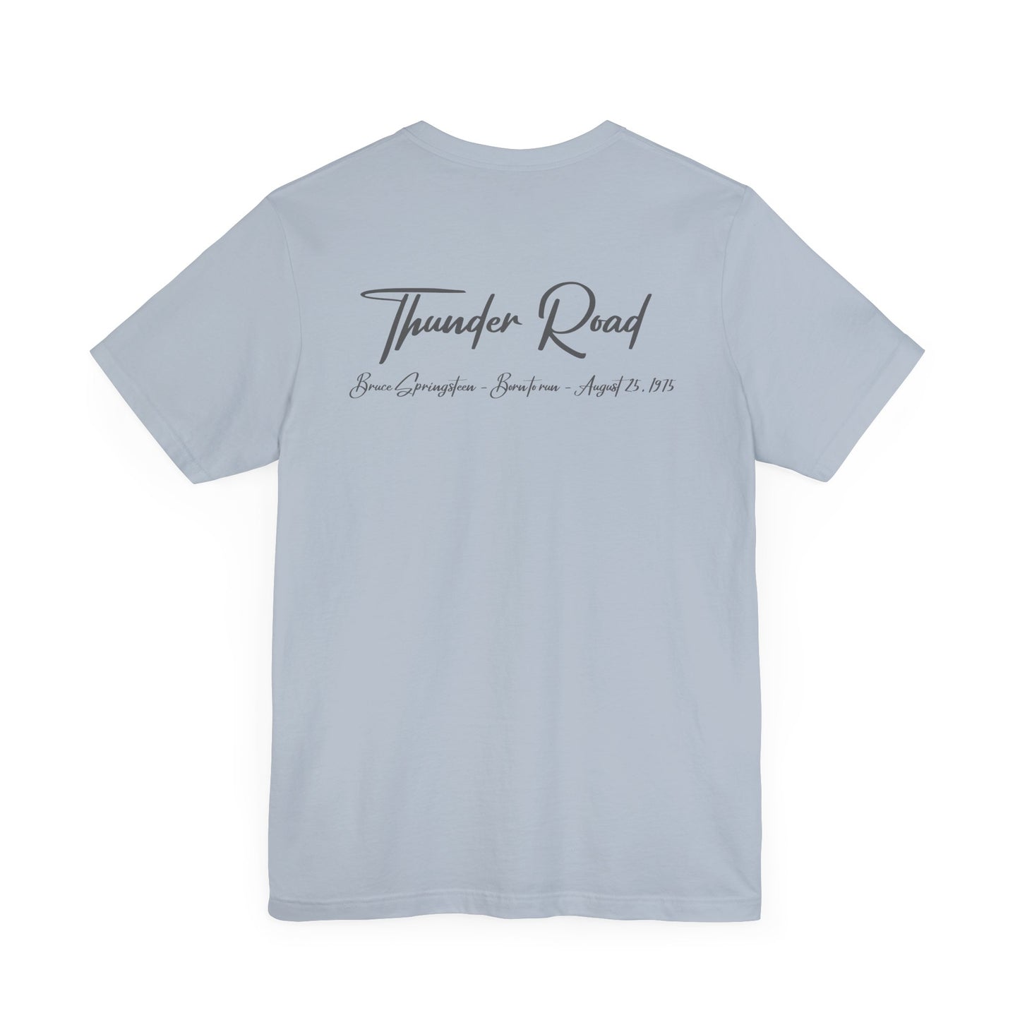 THUNDER ROAD - BRUCE SPRINGSTEEN LYRICS (Unisex Softstyle T-Shirt)