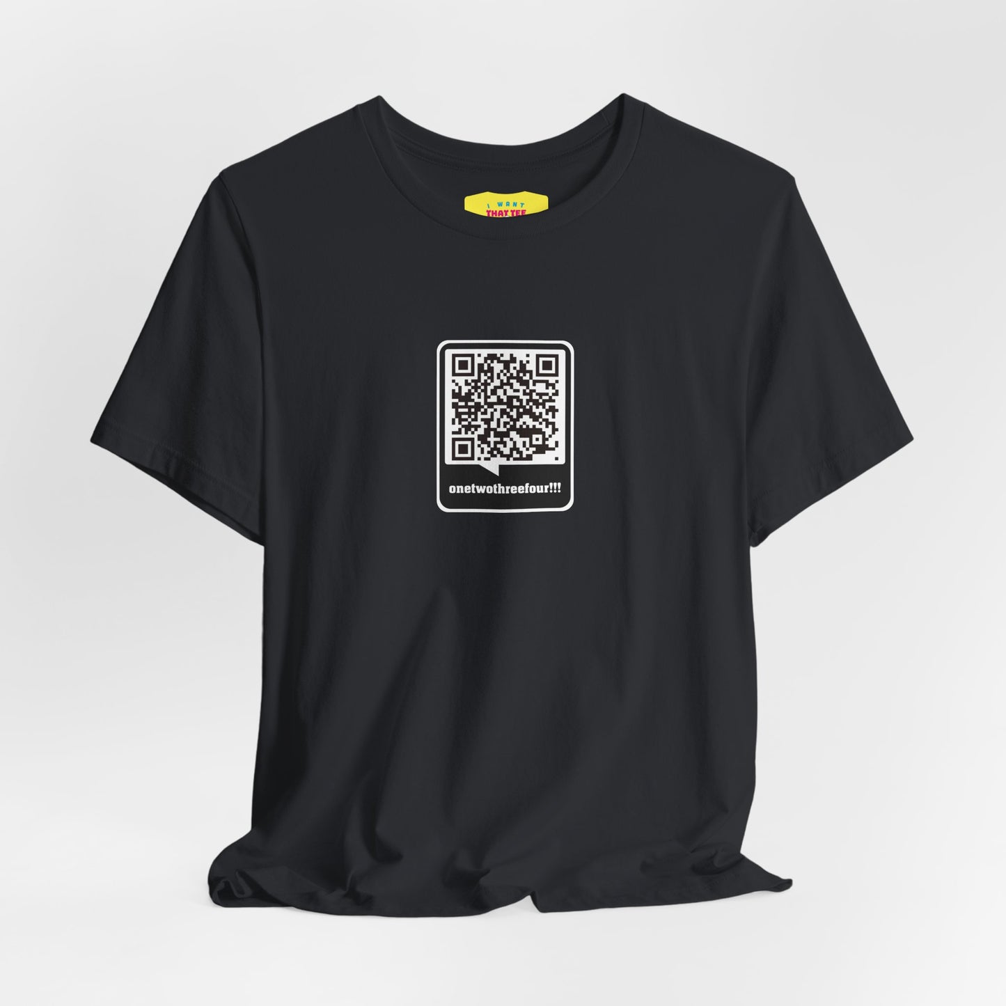 ONETWOTHREEFOUR! - RAMONES QR JOKE (Unisex Softstyle T-Shirt)