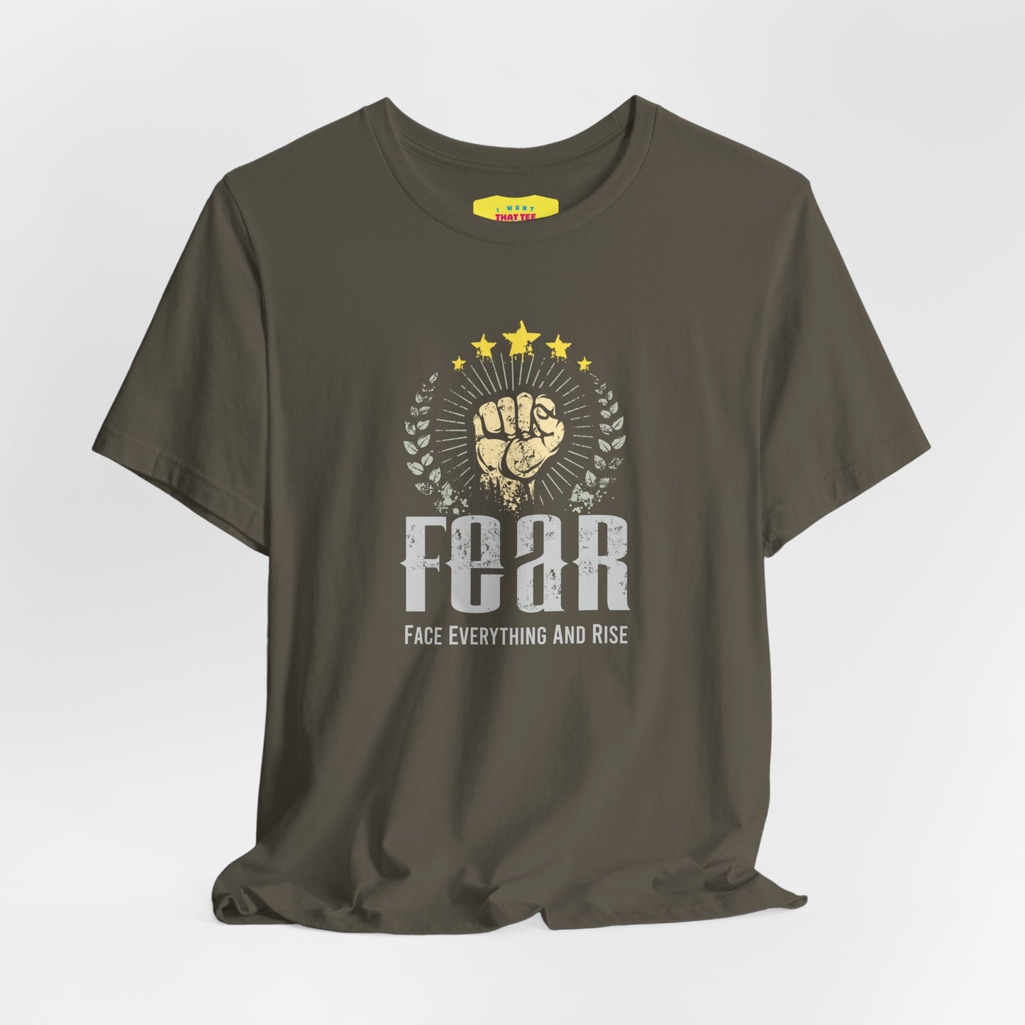 FEAR - FACE EVERYTHING AND RISE (Unisex Jersey Short Sleeve Tee)