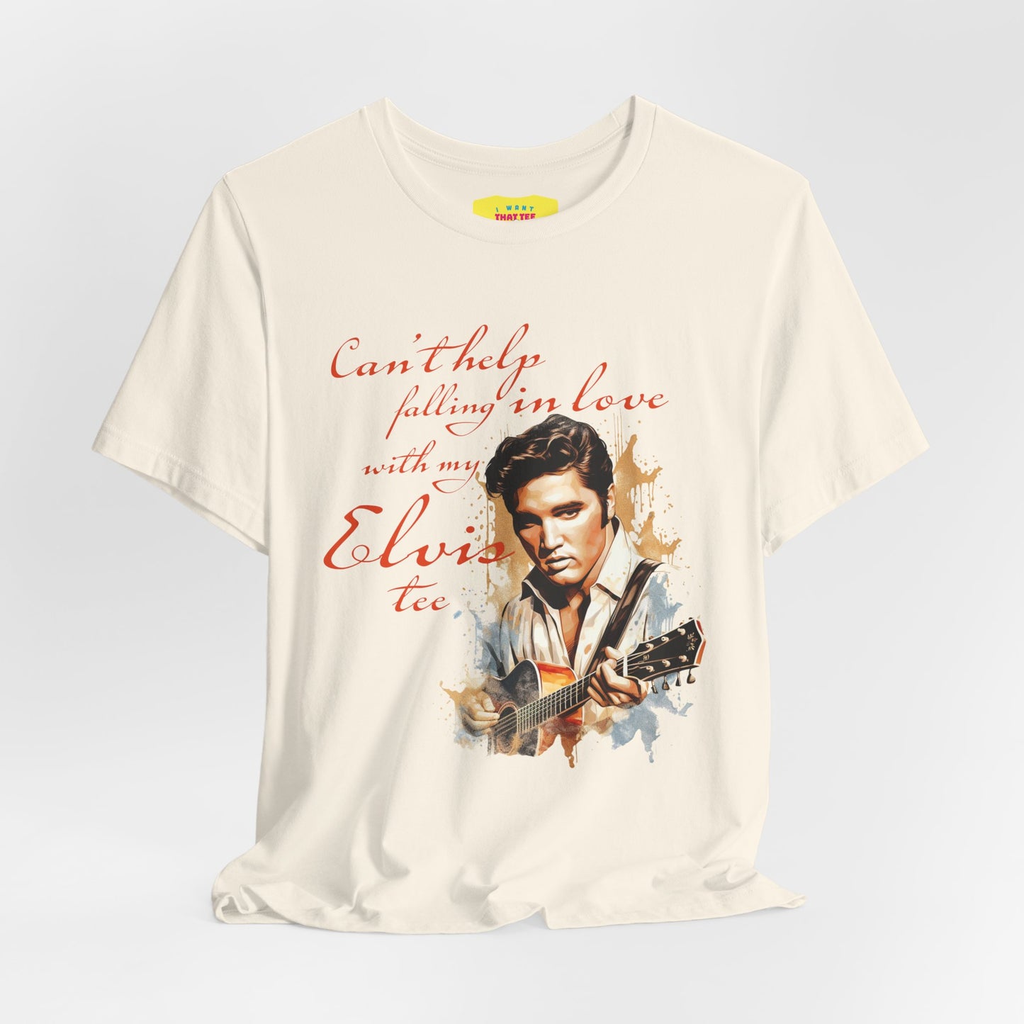 CAN'T HELP FALLING IN LOVE WITH MY ELVIS TEE (Unisex Jersey Short Sleeve Tee)