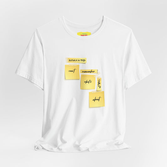 MEMENTO - CAN'T REMEMBER WHAT'S THIS ABOUT (Unisex Softstyle T-Shirt)