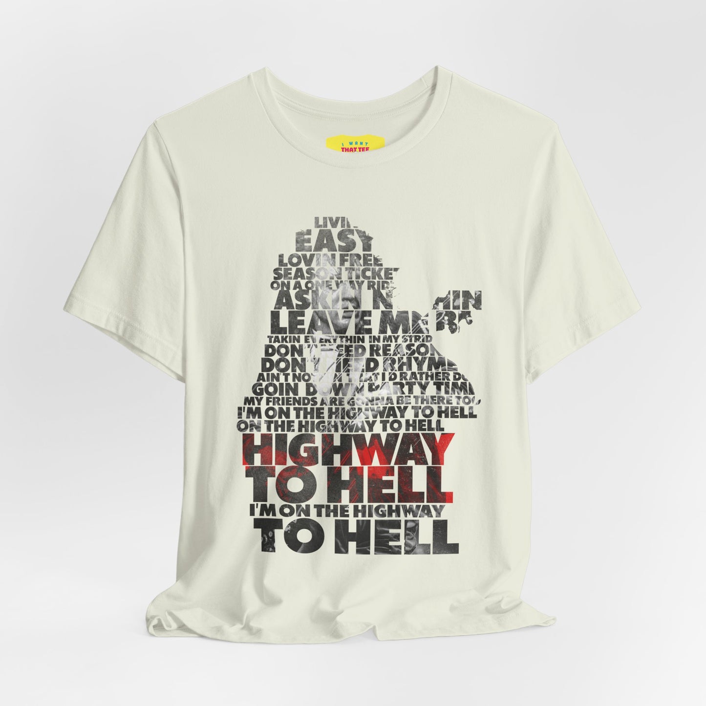 HIGHWAY TO HELL - AC/DC (Unisex Jersey Short Sleeve Tee)