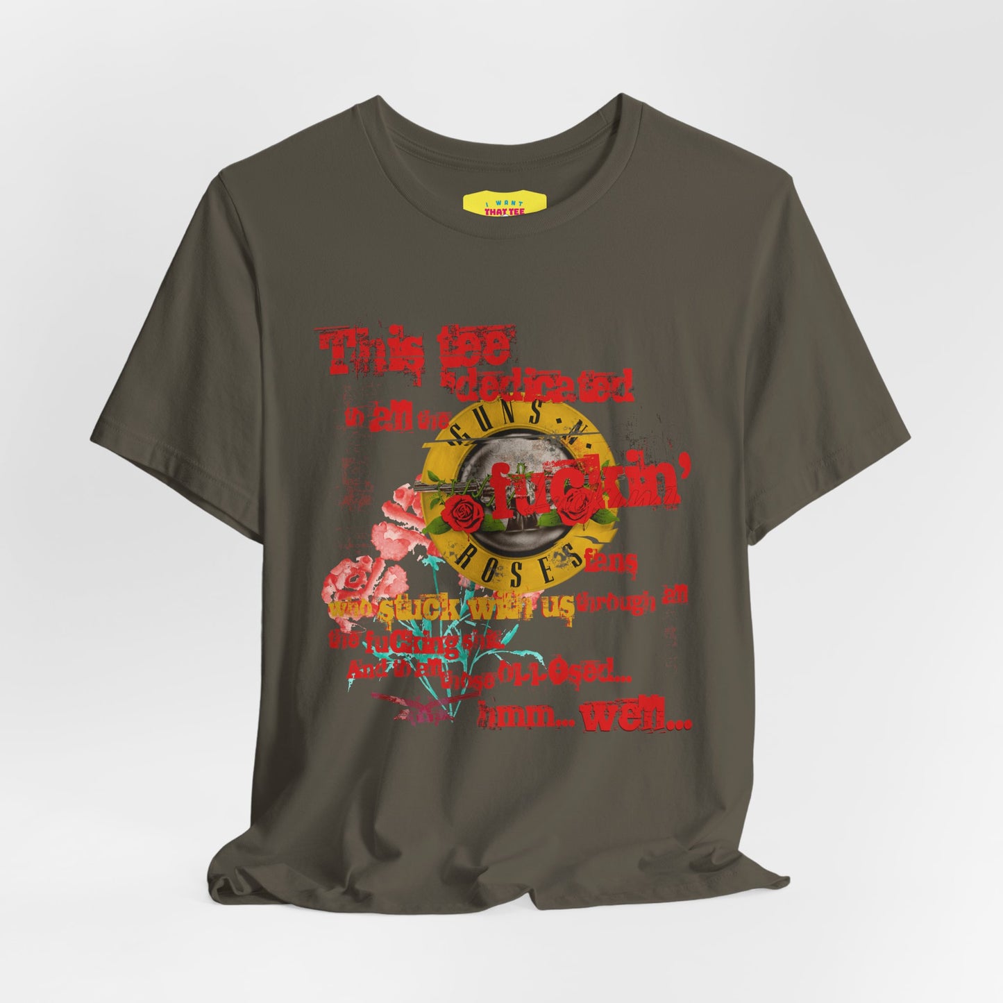 GUNS N ROSES - GET IN THE RING (Unisex Softstyle T-Shirt)