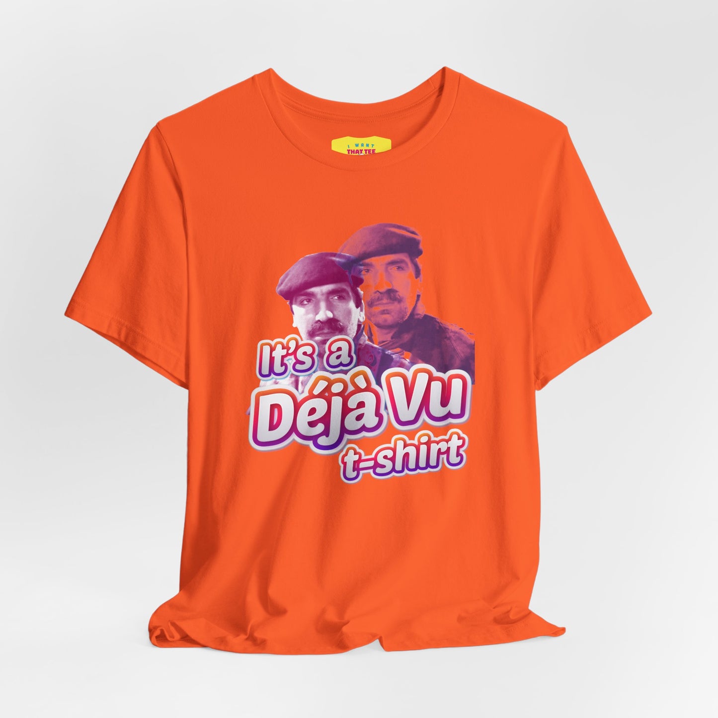 IT'S A DÉJÀ VU T-SHIRT - TOP SECRET MOVIE CHARACTER JOKE (Unisex Softstyle T-Shirt)