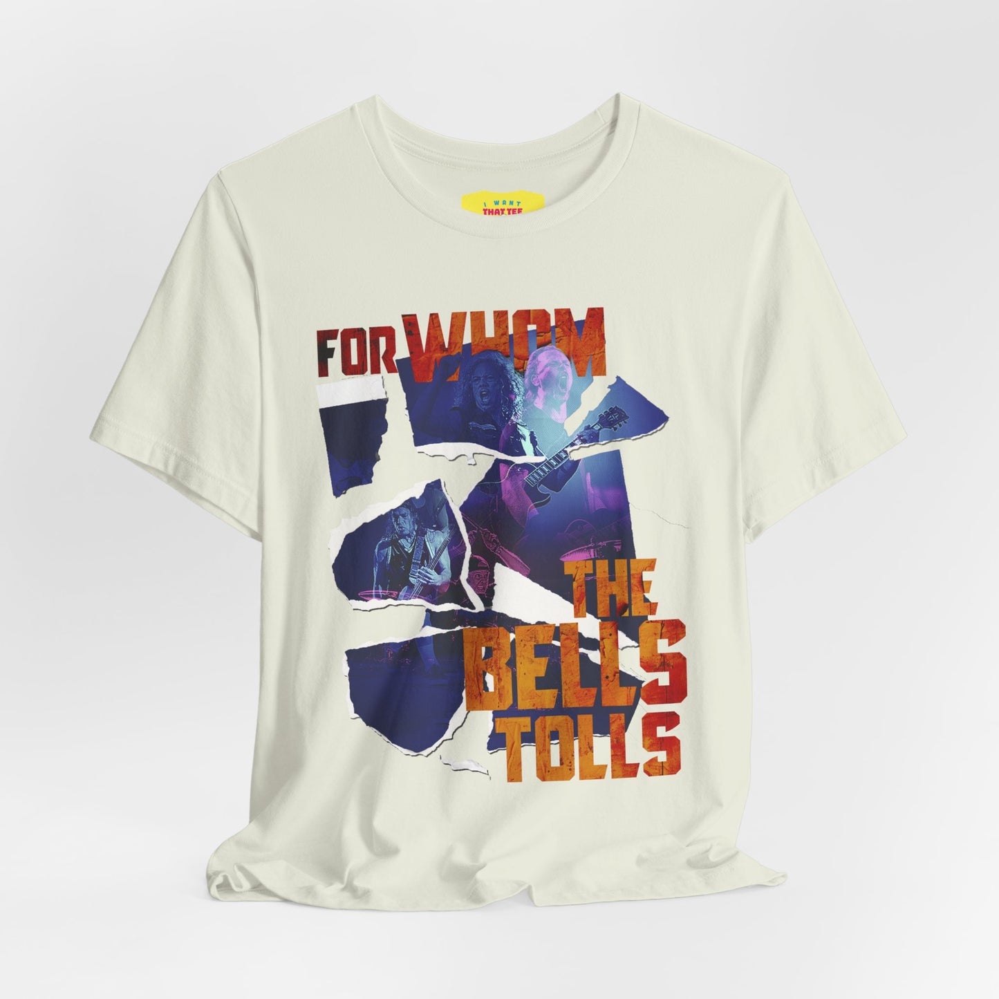 FOR WHOM THE BELLS TOLLS - METALLICA (Unisex Jersey Short Sleeve Tee)