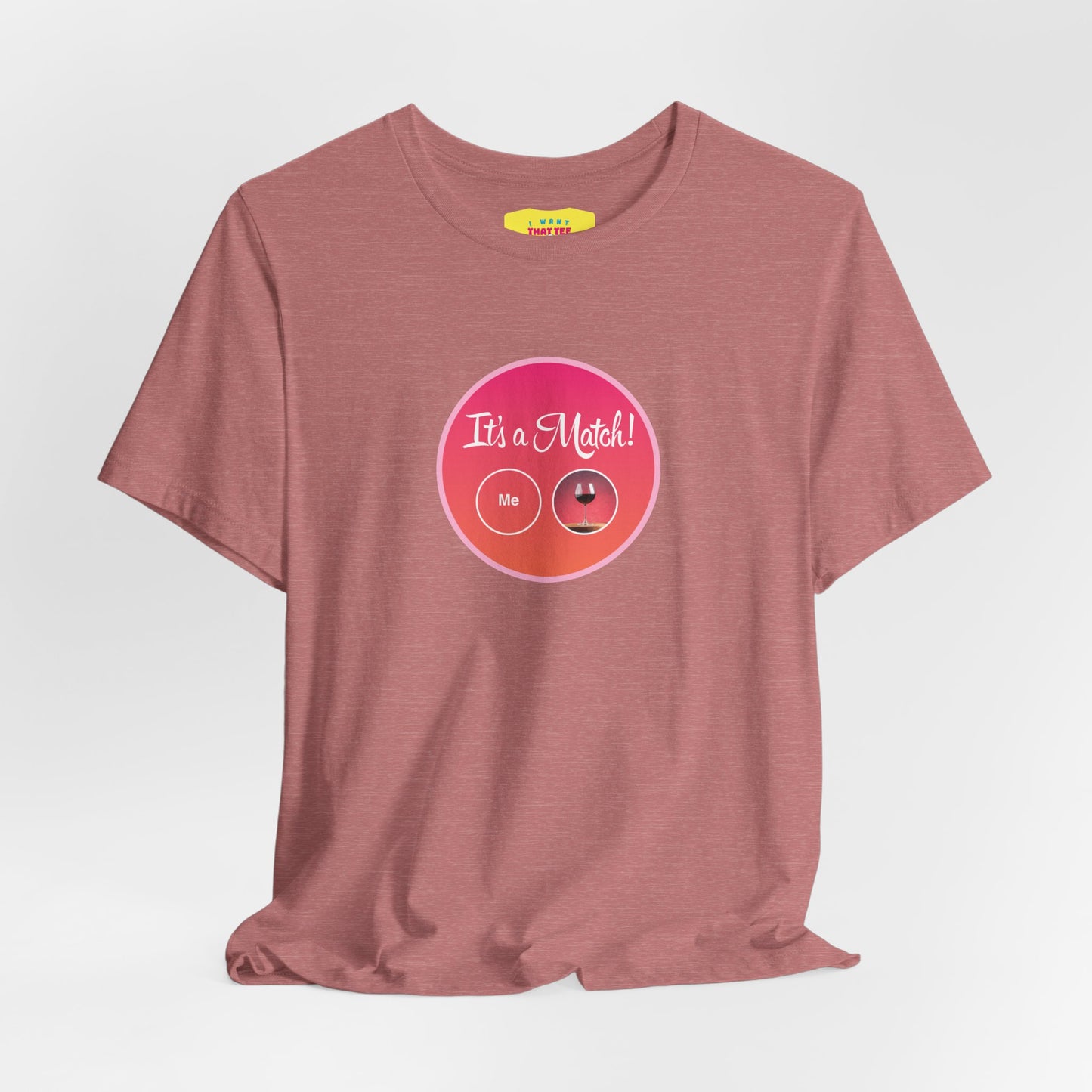 WINE TINDER MATCH (Unisex Softstyle T-Shirt)