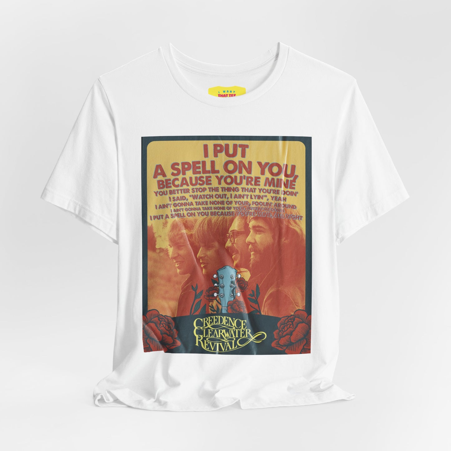 I PUT A SPELL ON YOU - CREDENCE CLEARWATER REVIVAL (Unisex Jersey Short Sleeve Tee)